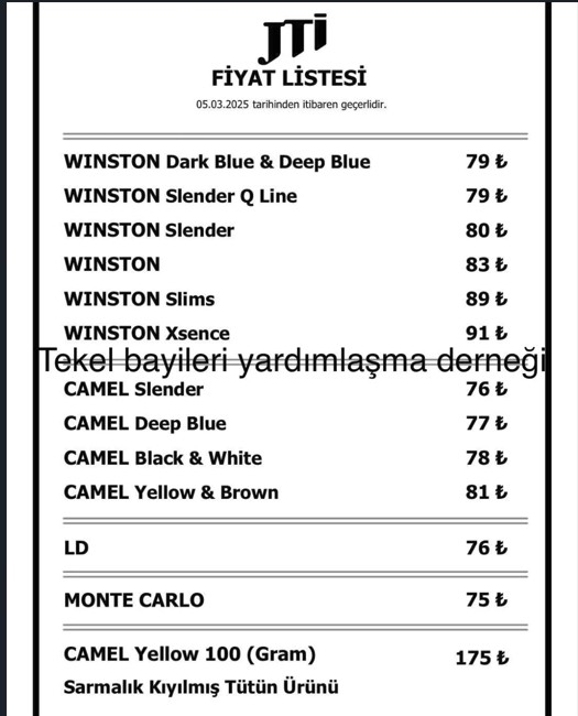 Sigara Zammi 2025 Son Dakika 1