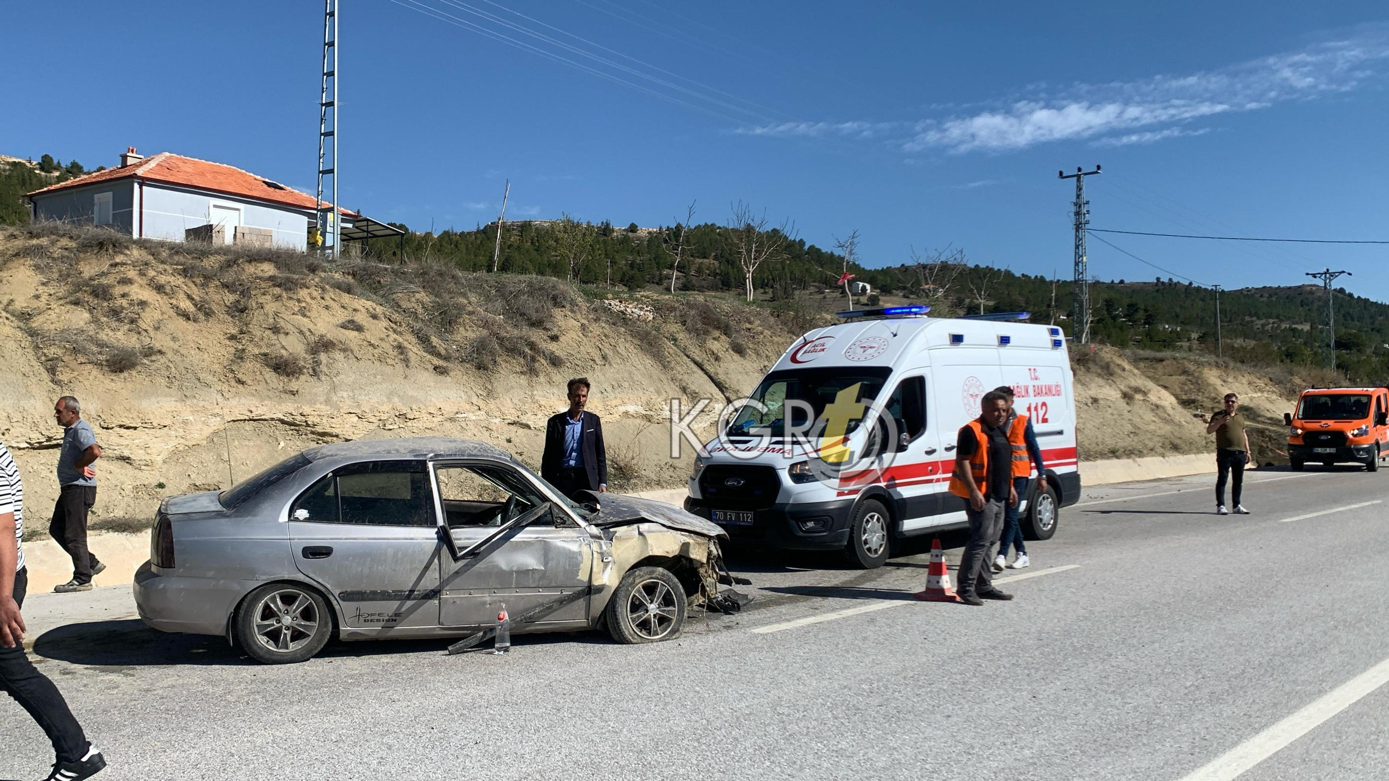 Karaman Mersin Yolunda Kontrolden Cikan Otomobil Takla Atti 2 Yarali7