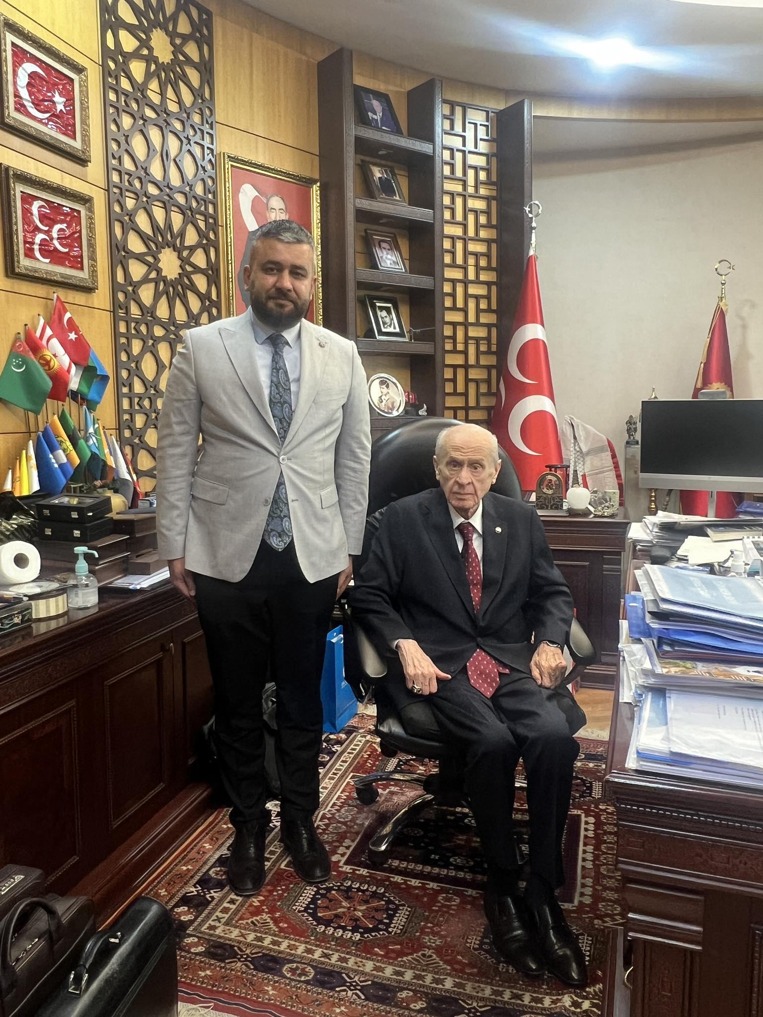 Karaman Mhpden Genel Merkeze Ve Devlet Bahceliye Ziyaret (2)