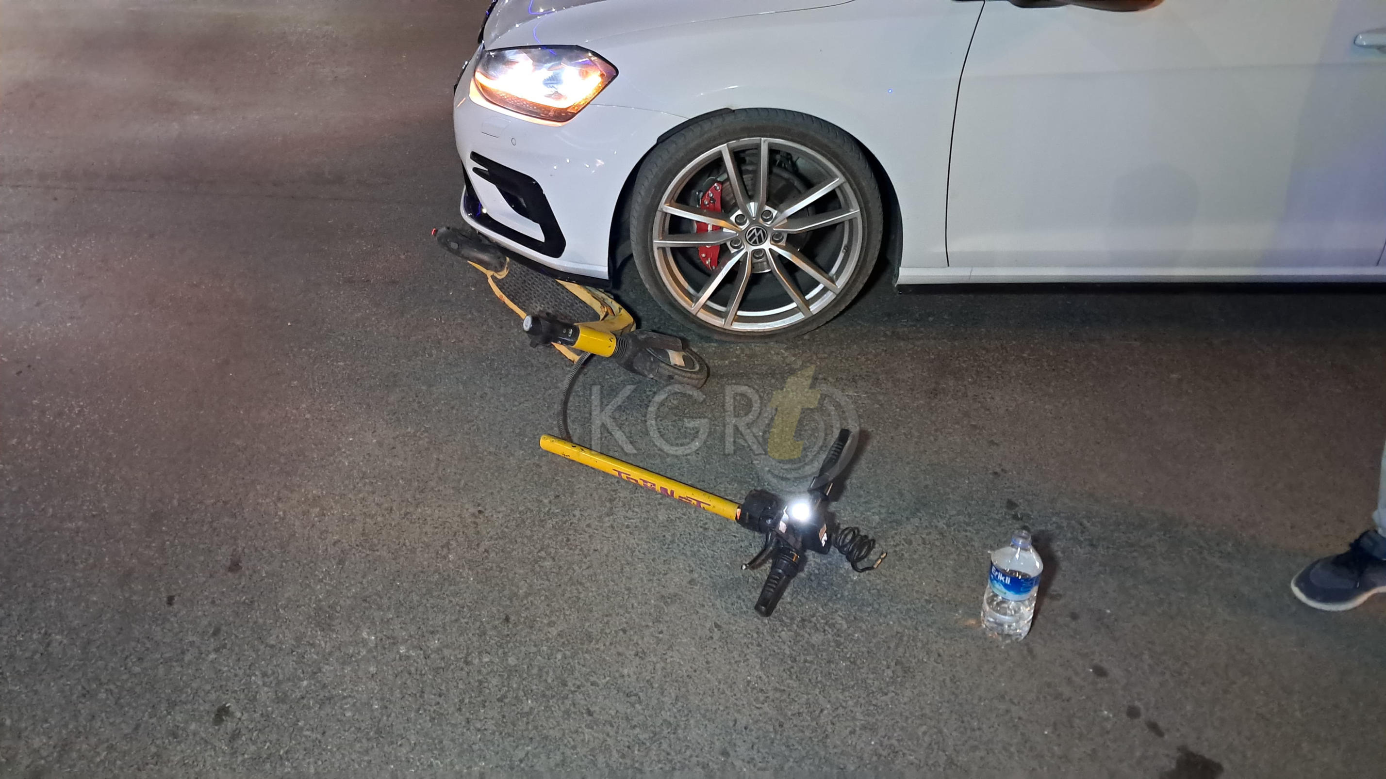 Karamanda Elektrikli Scooter Ile Otomobil Carpisti 2 Yarali1