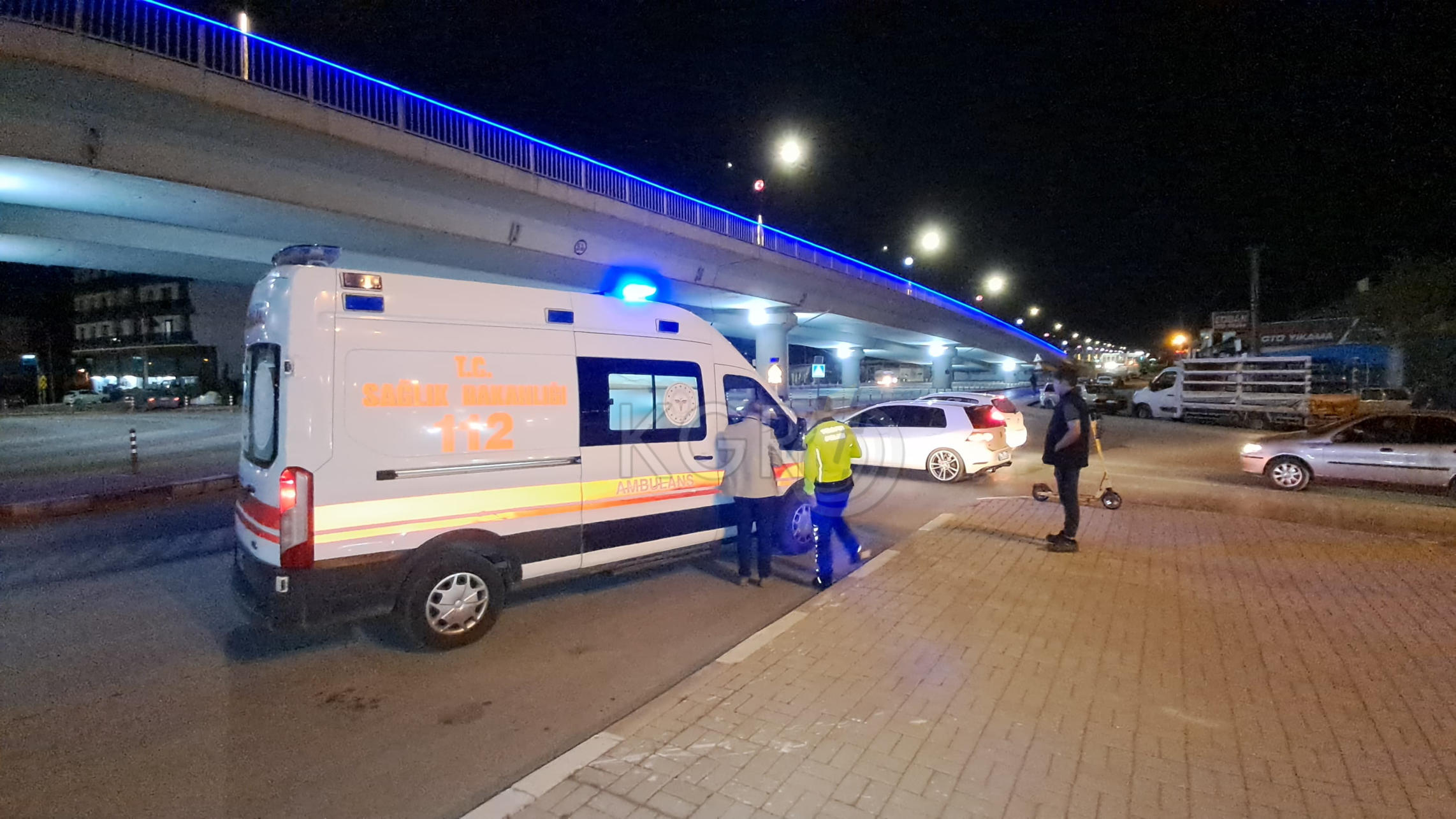 Karamanda Elektrikli Scooter Ile Otomobil Carpisti 2 Yarali10