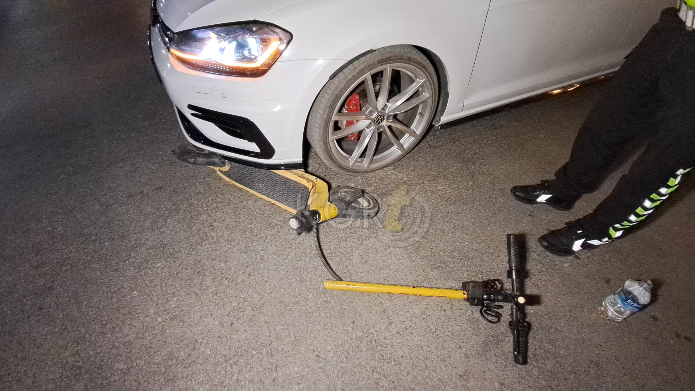 Karamanda Elektrikli Scooter Ile Otomobil Carpisti 2 Yarali3
