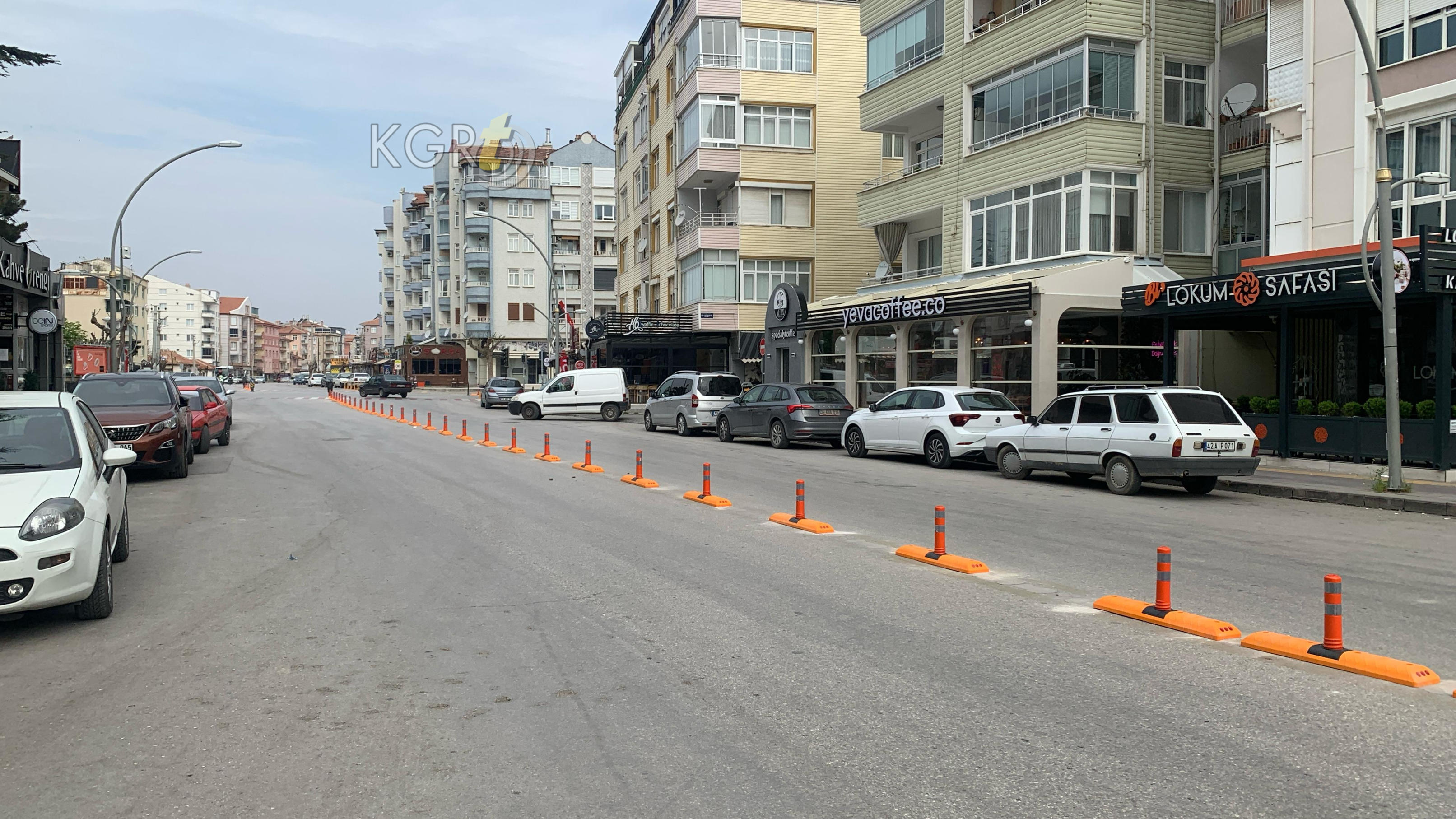 Karamanda Trafik Duzenlemesi Yol Bolundu U Donuslerine Yasak Dubalara Siklastirma7