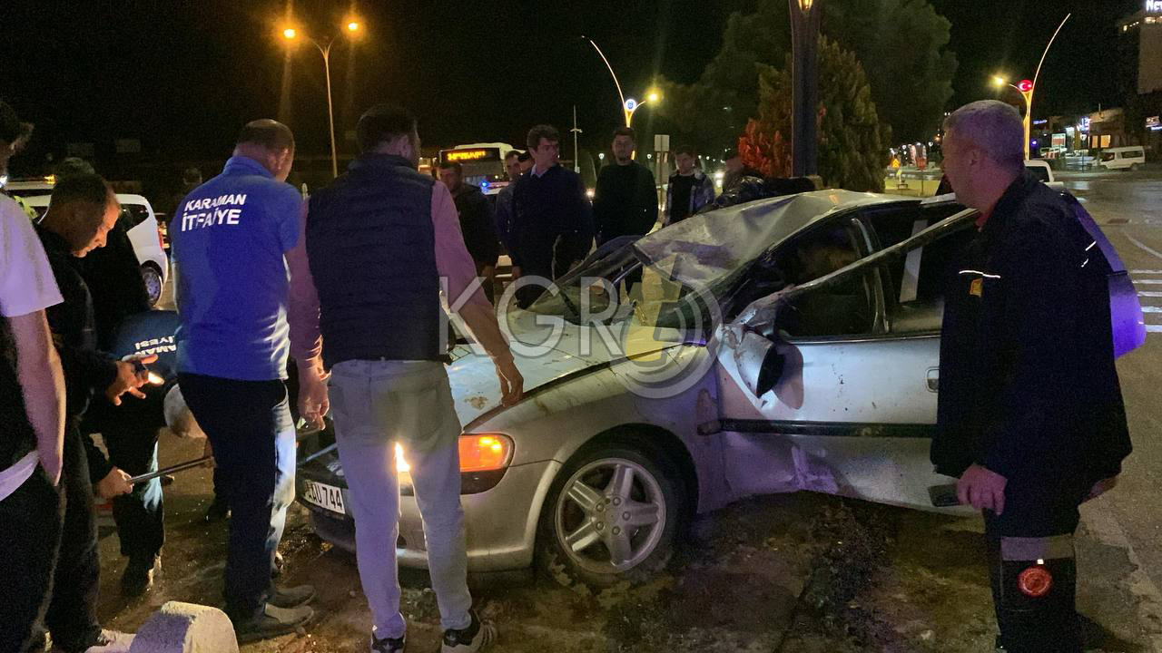 Takla Atan Arac Refuje Cikarak Durabildi 2 Yarali5