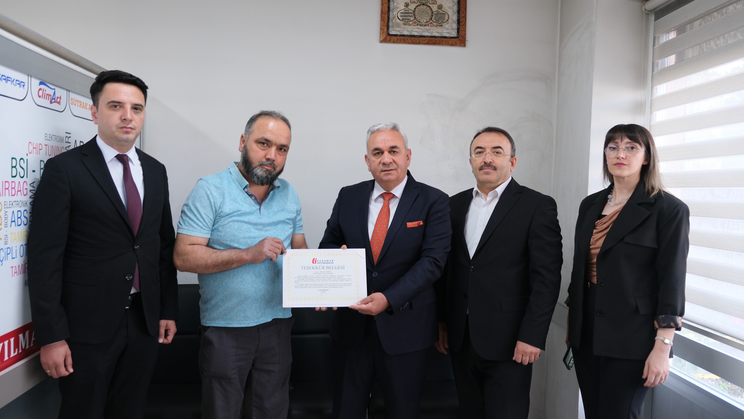 Karaman Defterdarligindan Duyarli Oto Elektrikciye Odul (4)