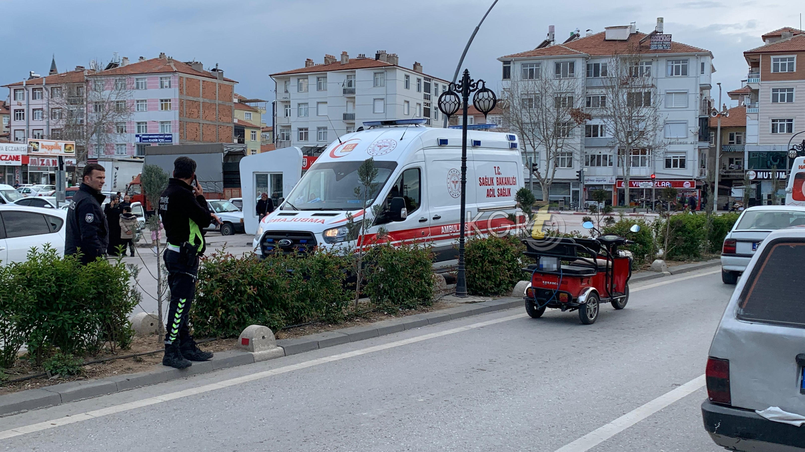 Karamanda 3 Tekerlekli Motor Cocuga Carpti 1 Yarali2