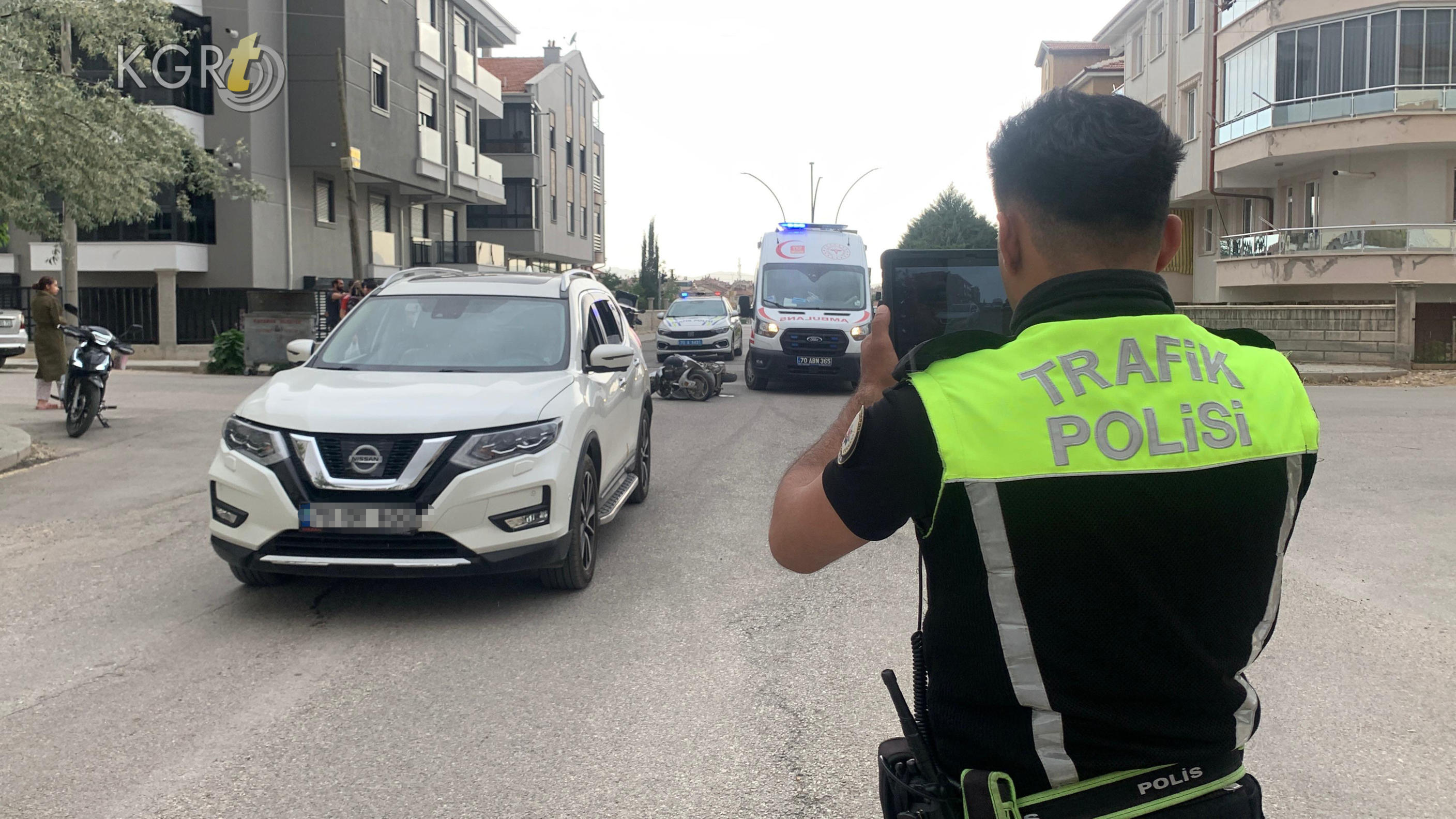Karamanda Ciple Motosiklet Carpisti 2 Yarali1