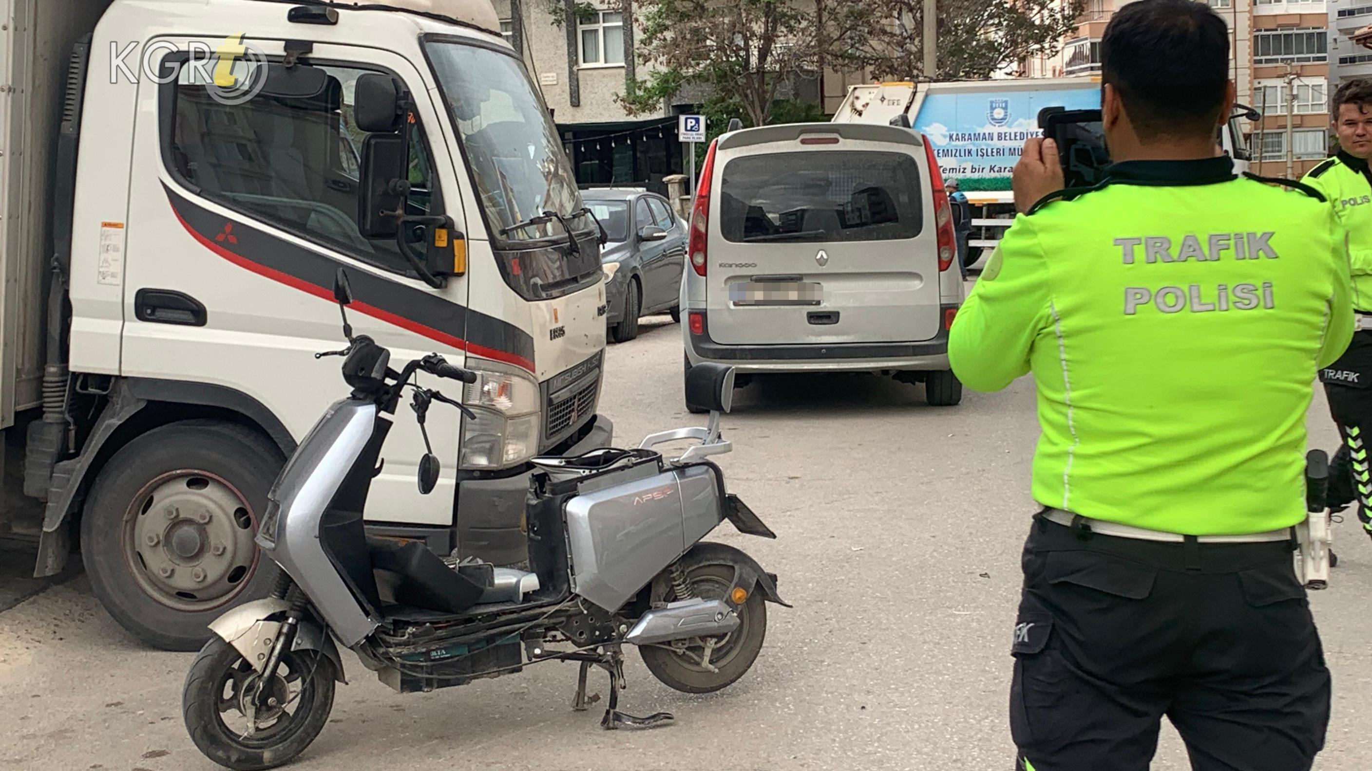 Karamanda Elektrikli Bisiklet Surucusu Yaralandi2