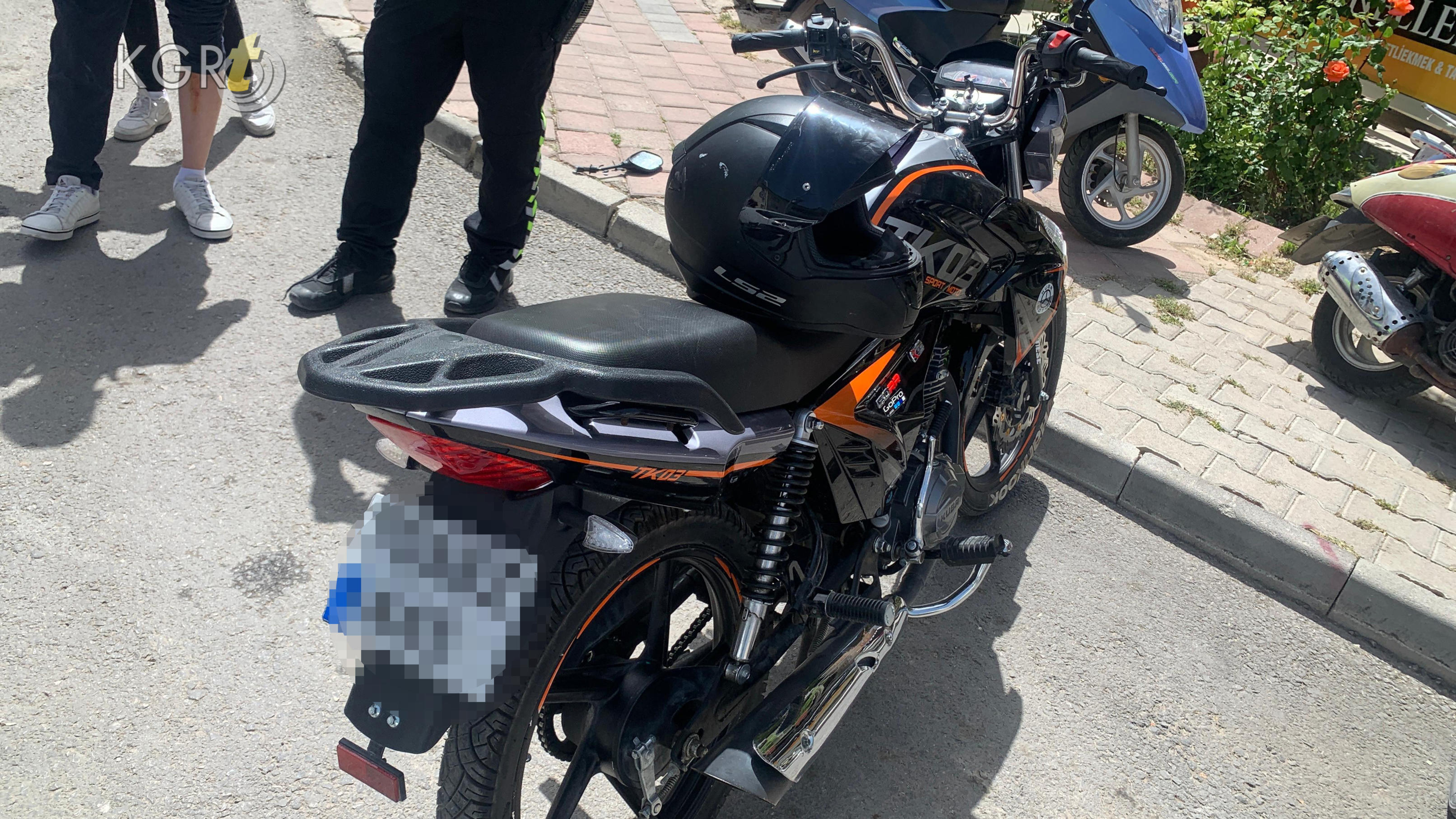 Karamanda Kaza Motosikletle Otomobil Carpisti5