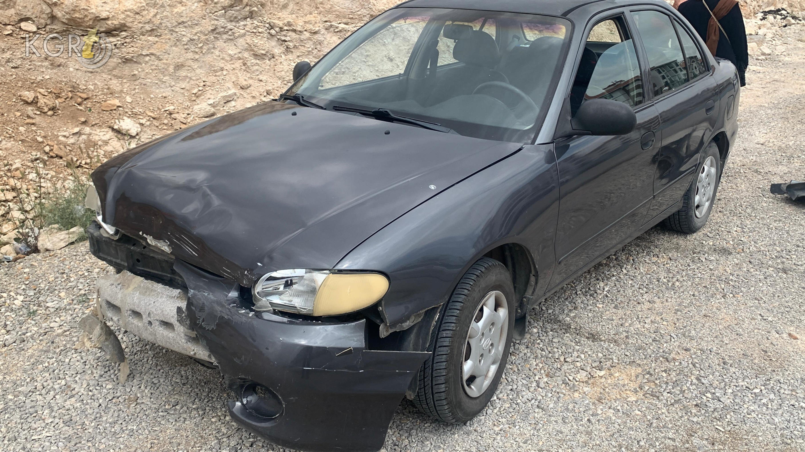 Karamanda Motosikletle Otomobil Carpisti 1 Yarali1