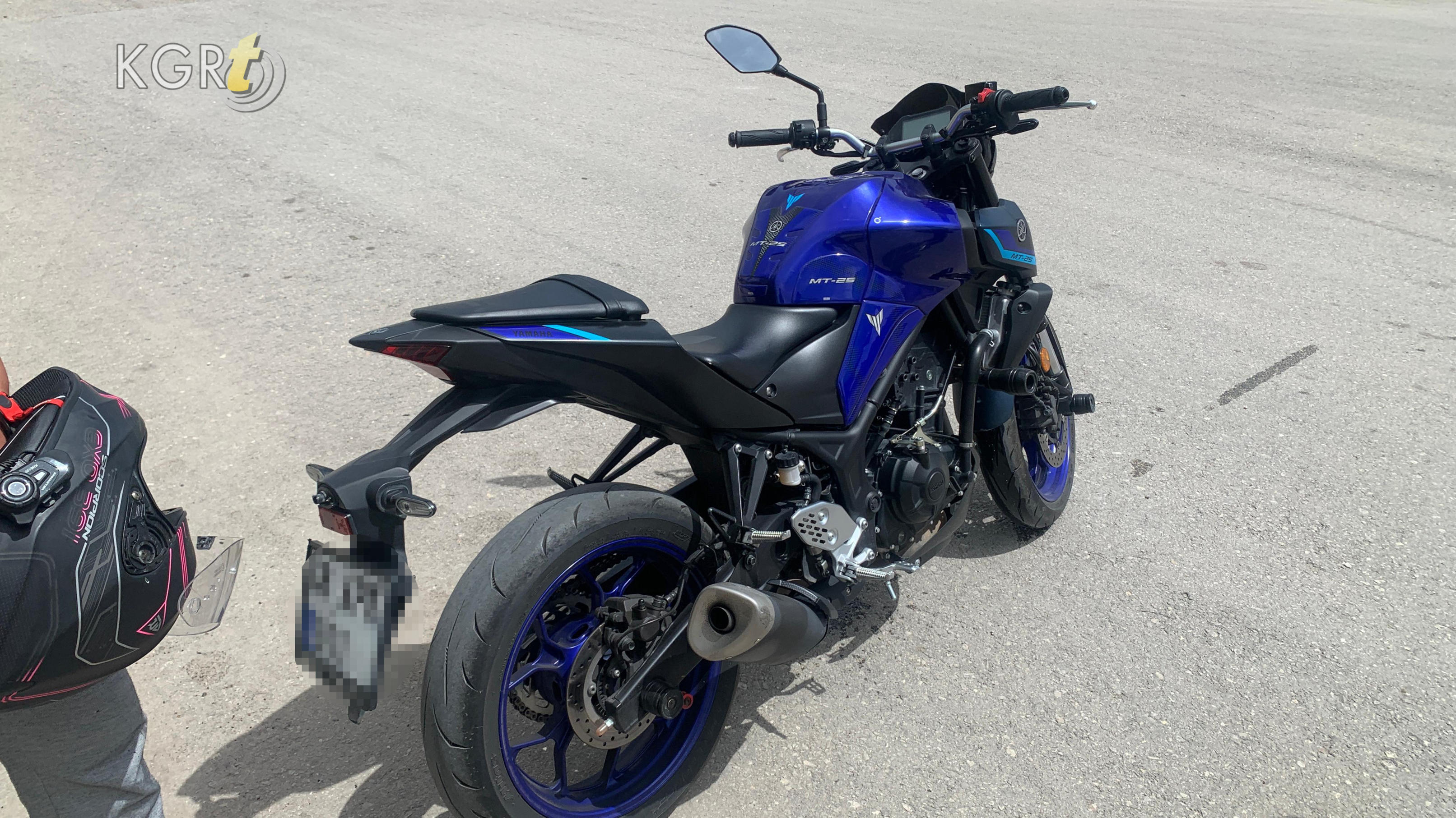 Karamanda Motosikletten Yola Akan Yag Kaza Yaptirdi 1 Yarali1