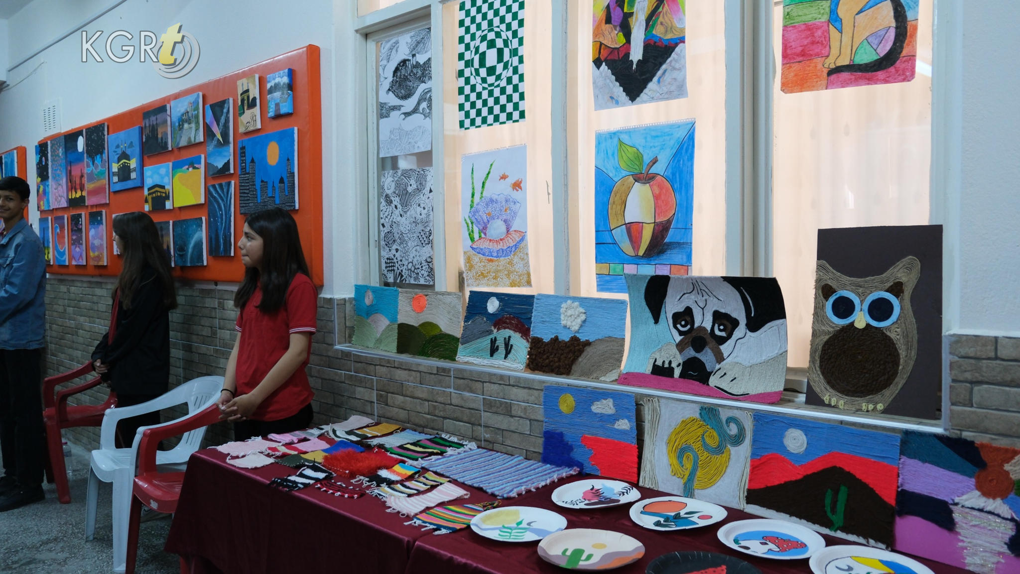 Karamanda Ortaokul Ogrencilerinin Yilsonu Sergisi Begeni Topladi12