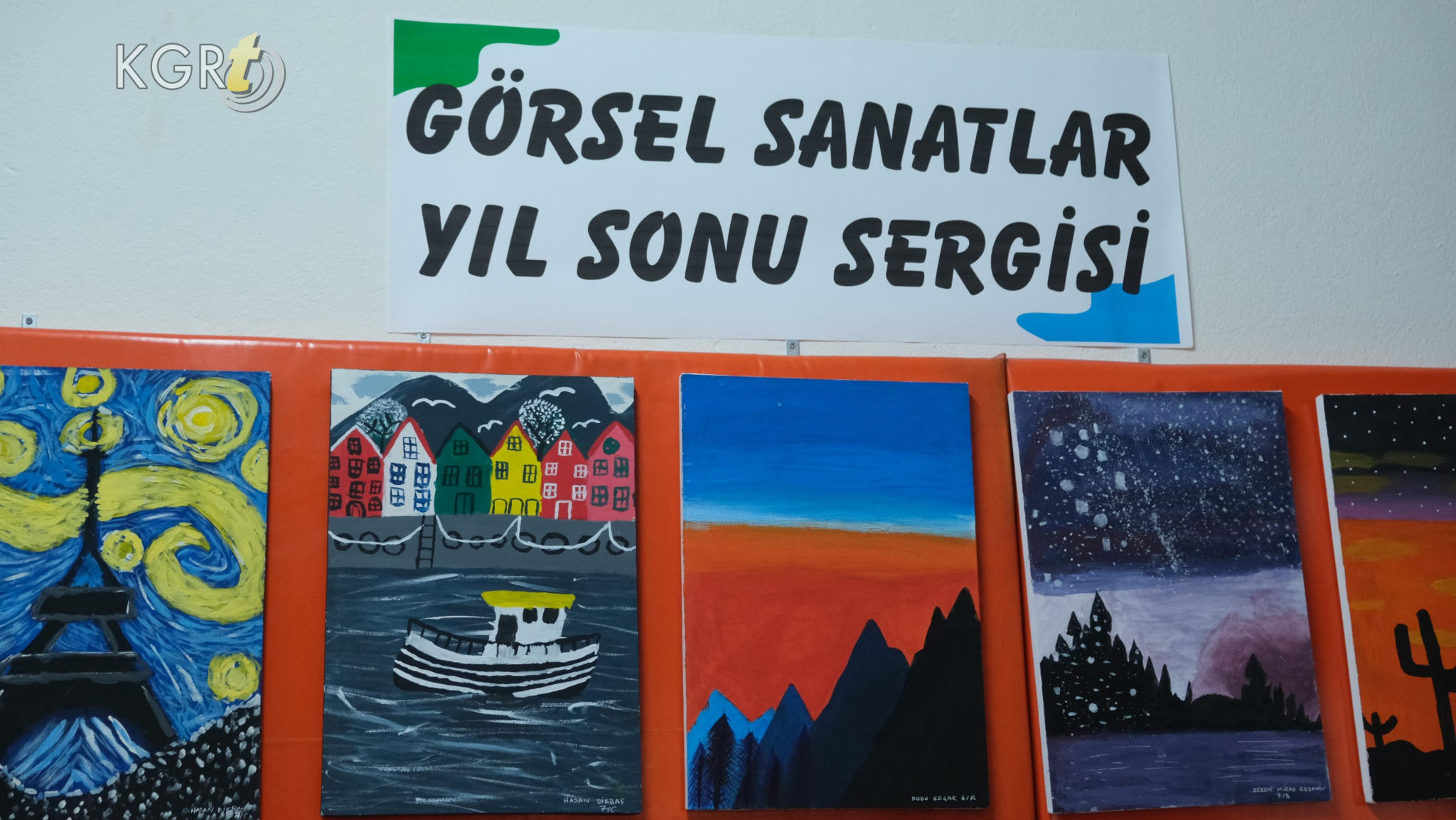 Karamanda Ortaokul Ogrencilerinin Yilsonu Sergisi Begeni Topladi4