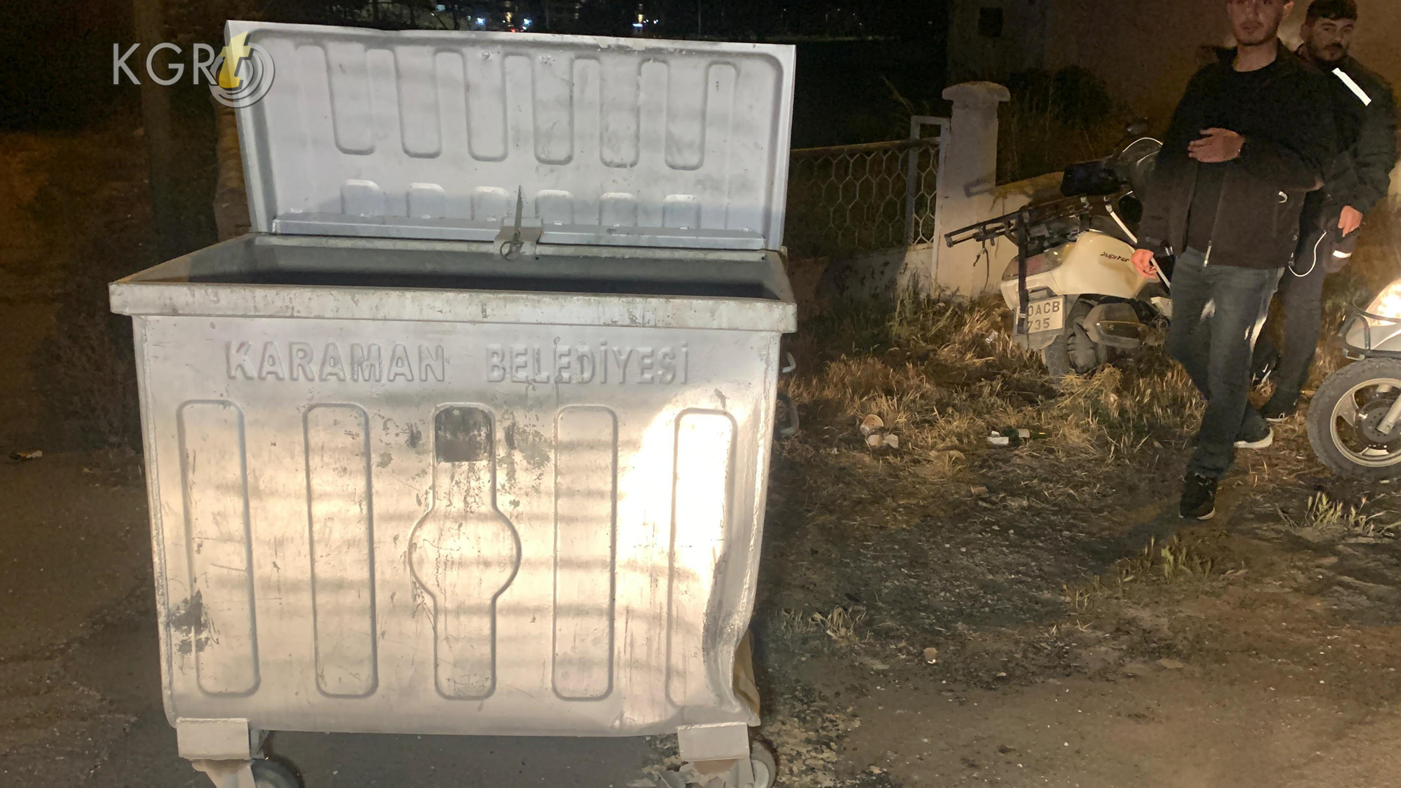 Karamanda Otomobille Carpisan Motokurye Yaralandi2