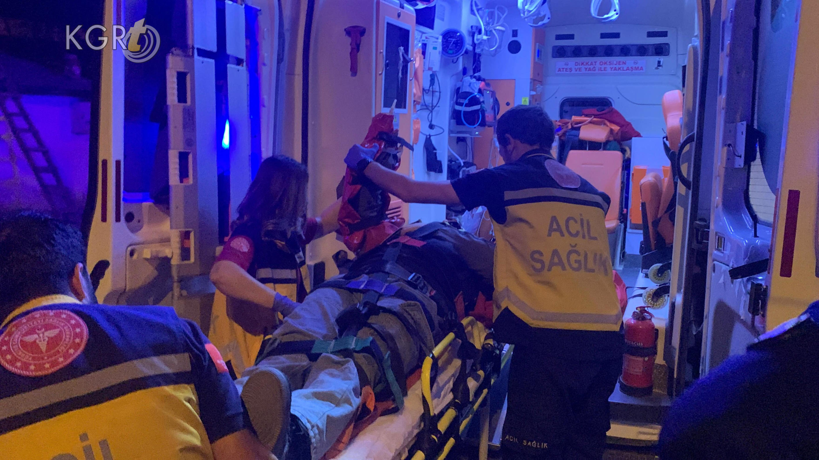 Karamanda Otomobille Carpisan Motokurye Yaralandi8
