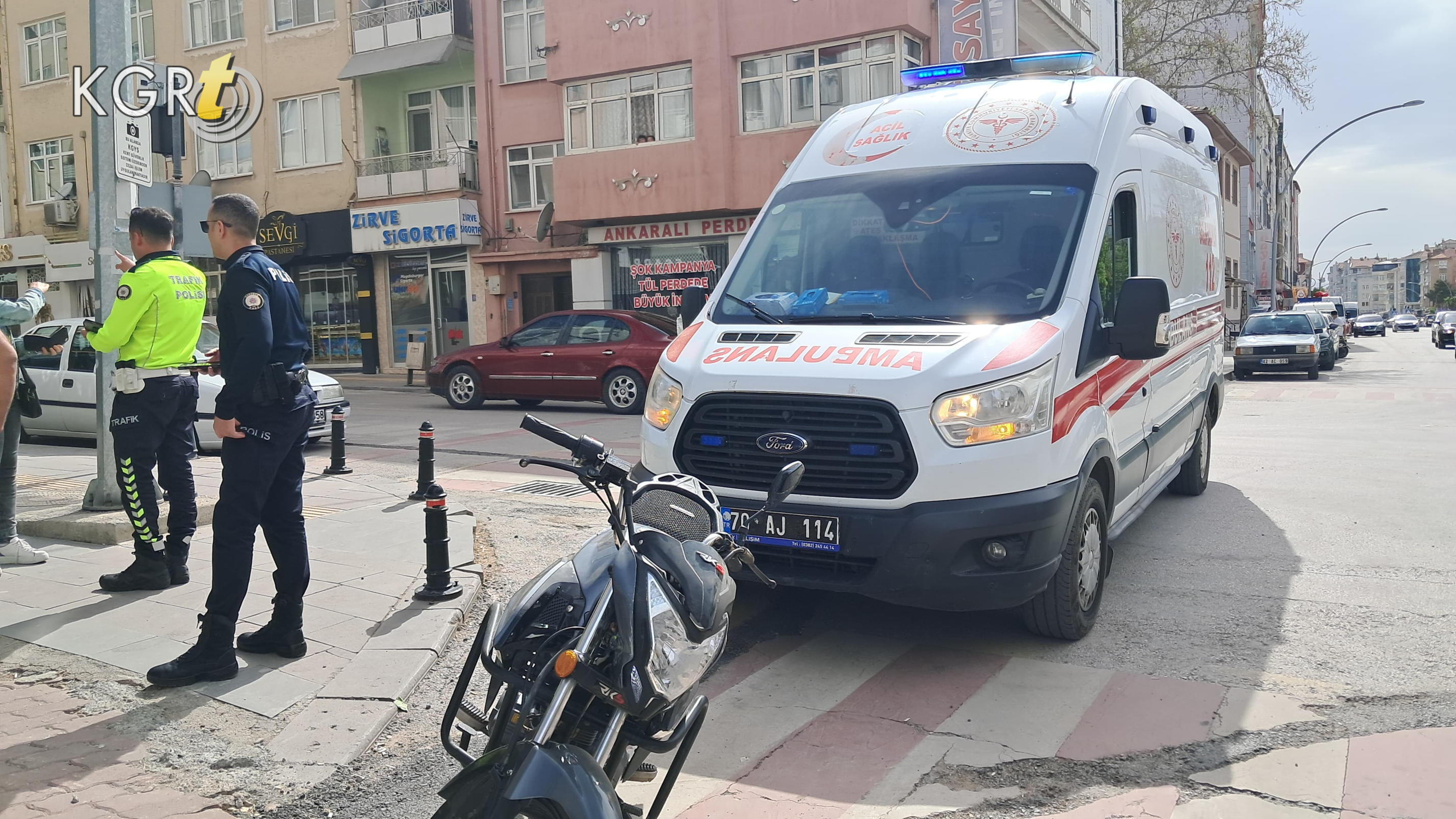 Karamanda Suv Ile Motosiklet Carpisti Baba Ve Ogul Yarali1