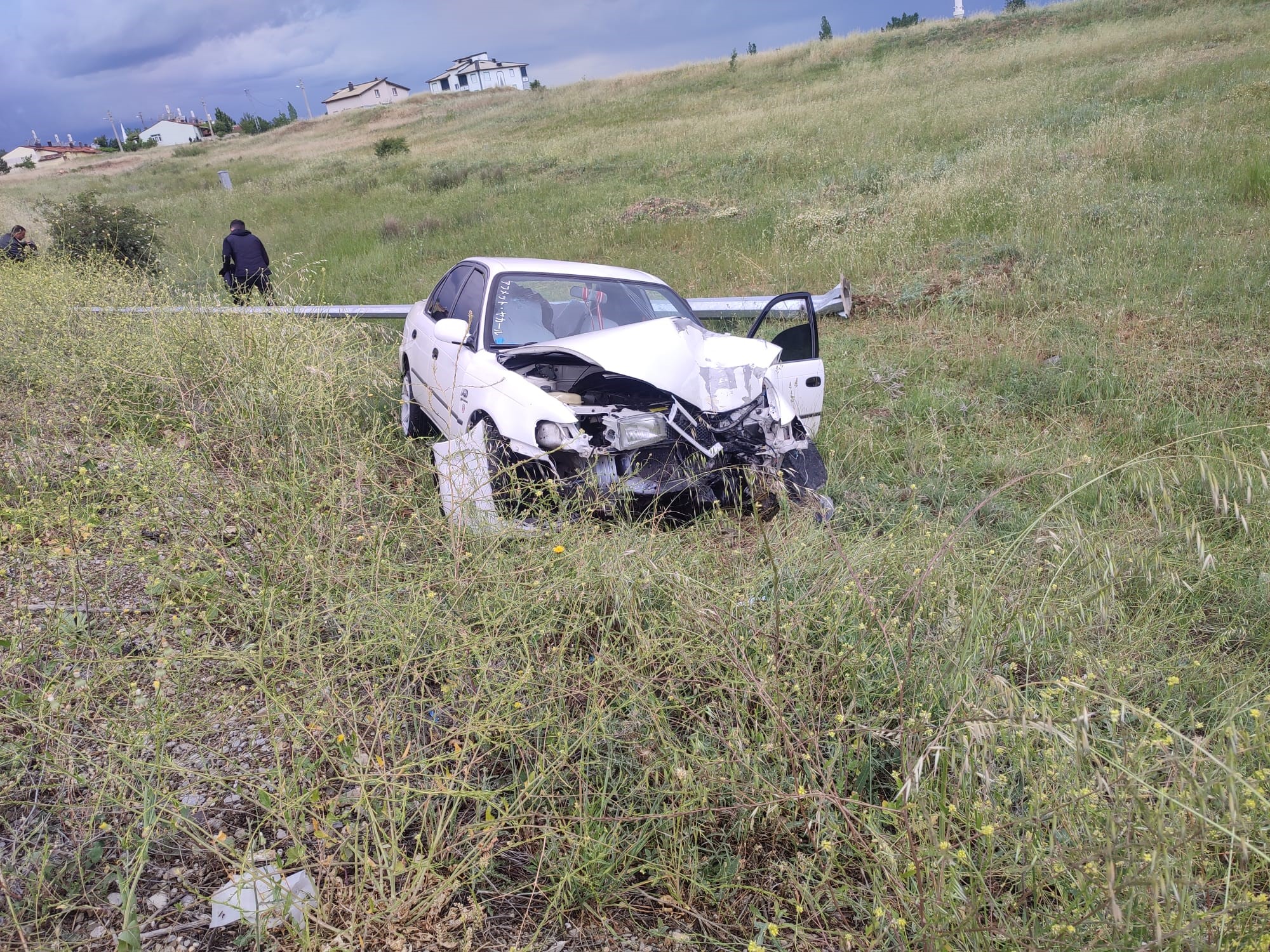 Seydisehirde Trafik Kazasi 1 Kisi Yaralandi (2)