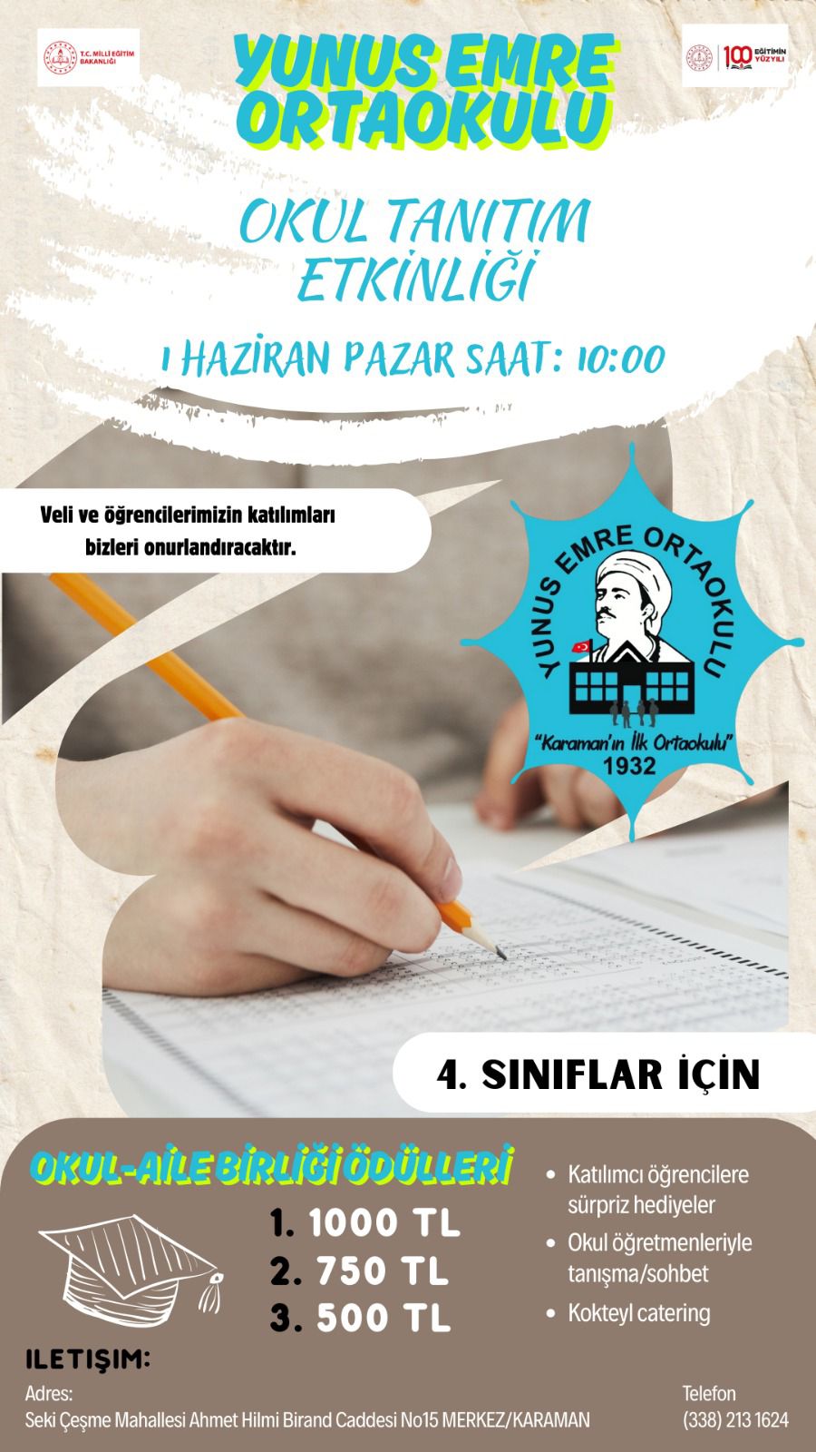 Yunus Emre Ortaokulundan 4 Siniflar Icin Tanitim Etkinligi1
