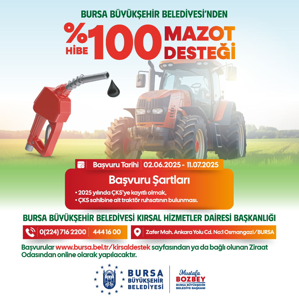 Bursa Buyuksehir Belediyesinden Yuzde 100 Hibe Mazot Destegi Sartlari3