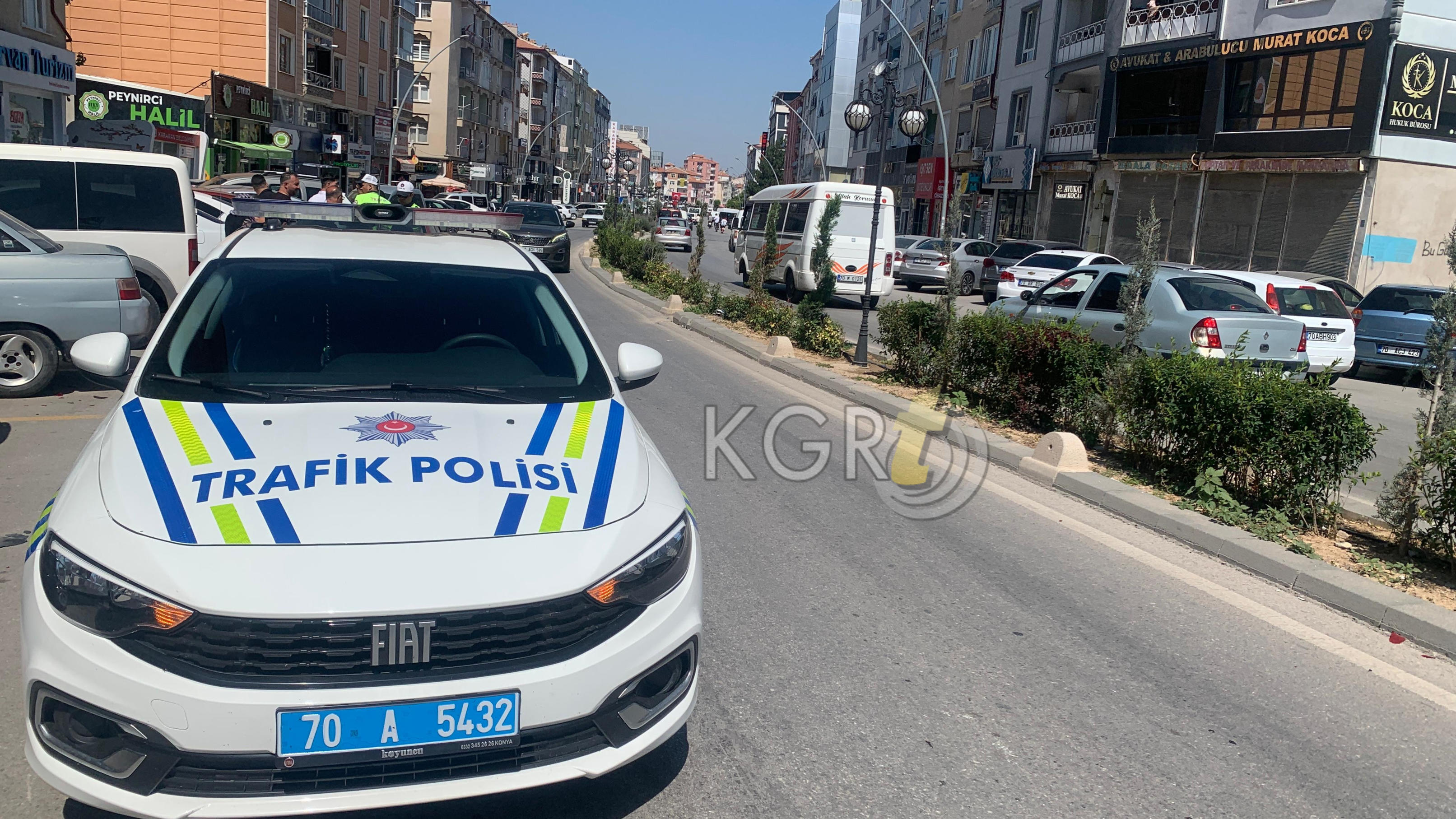 Karamanda 30 Metrelik Yolda Trafik Kazasi1