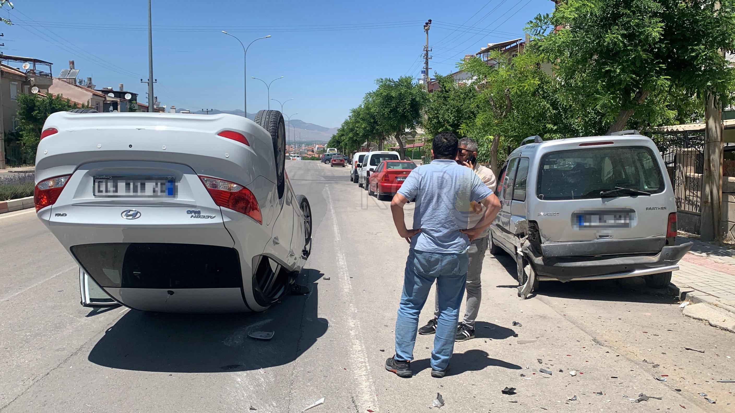 Karamanda Akillara Durgunluk Veren Kaza 2 Yarali9