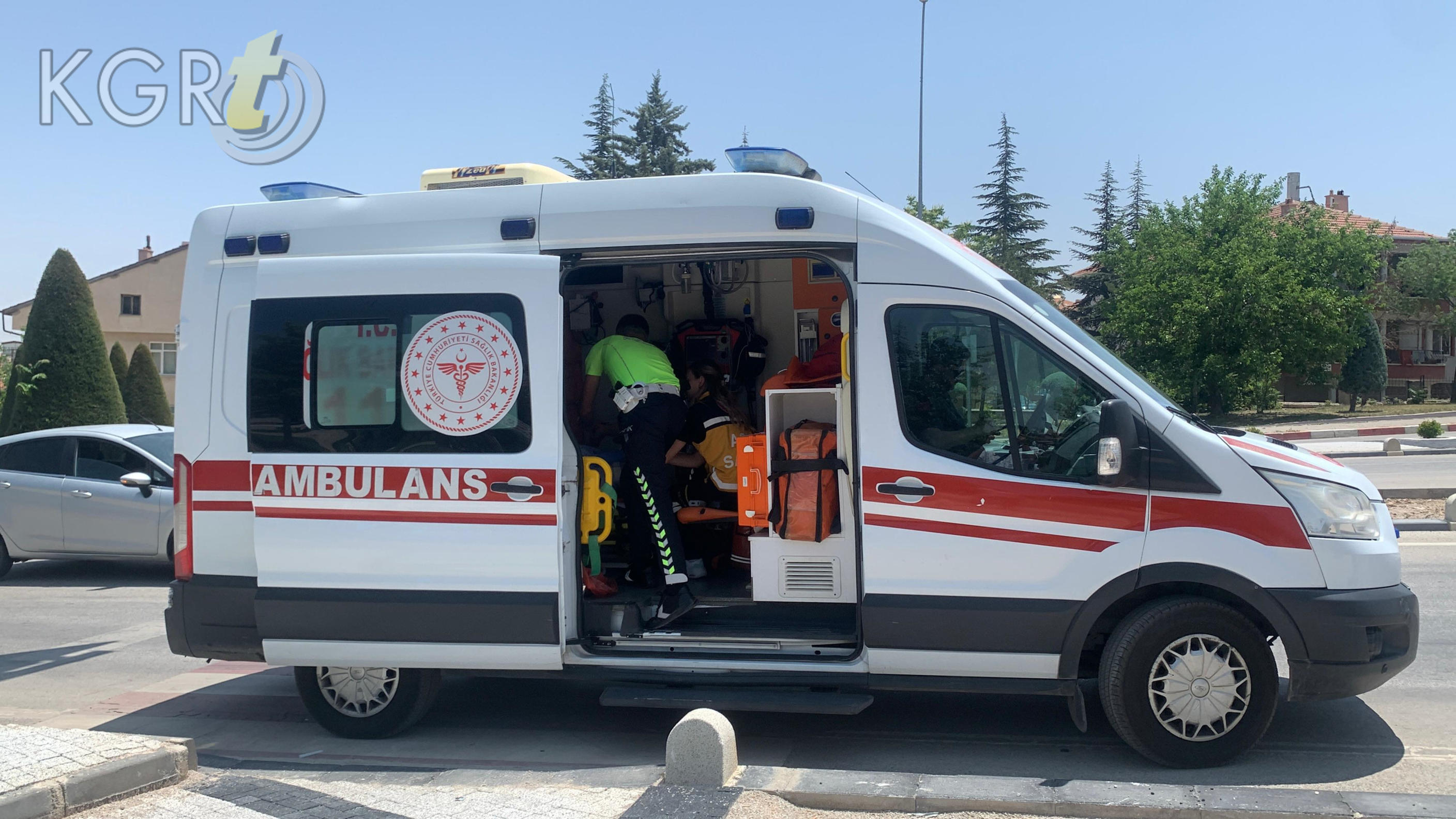 Karamanda Bisikletle Otomobil Carpisti Yasli Adam Yaralandi6