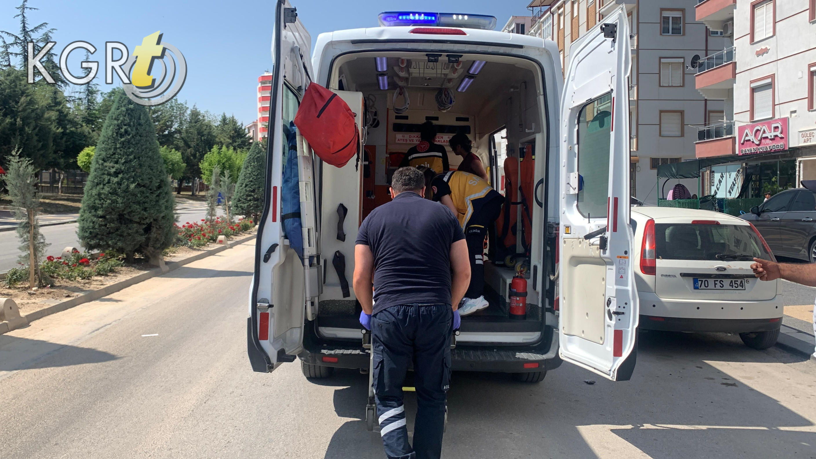 Karamanda Kontrolden Cikan Motosiklet Surucusu Yaralandi4