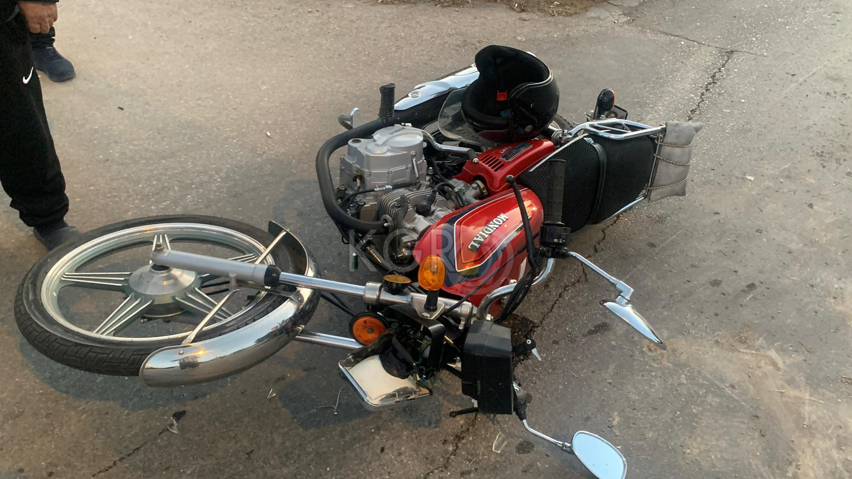 Karamanda Motosiklet Otomobille Carpisti 1 Yarali8
