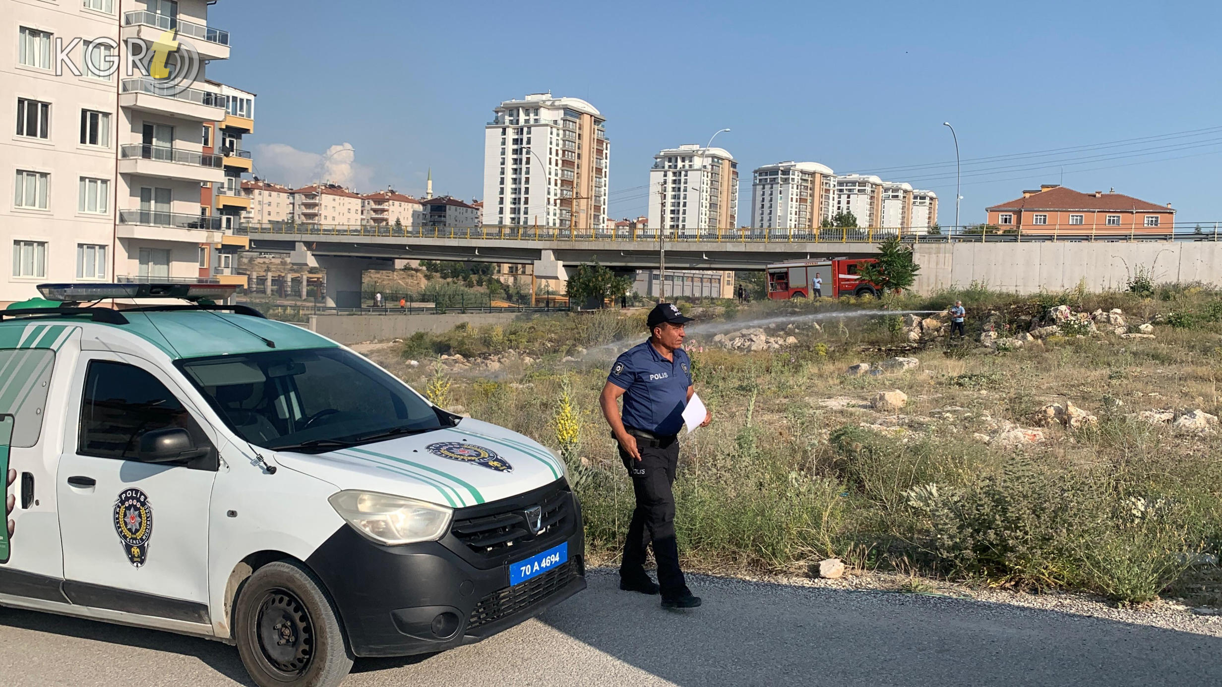 Karamanda Ot Yangini Evlere Sicramadan Sonduruldu2