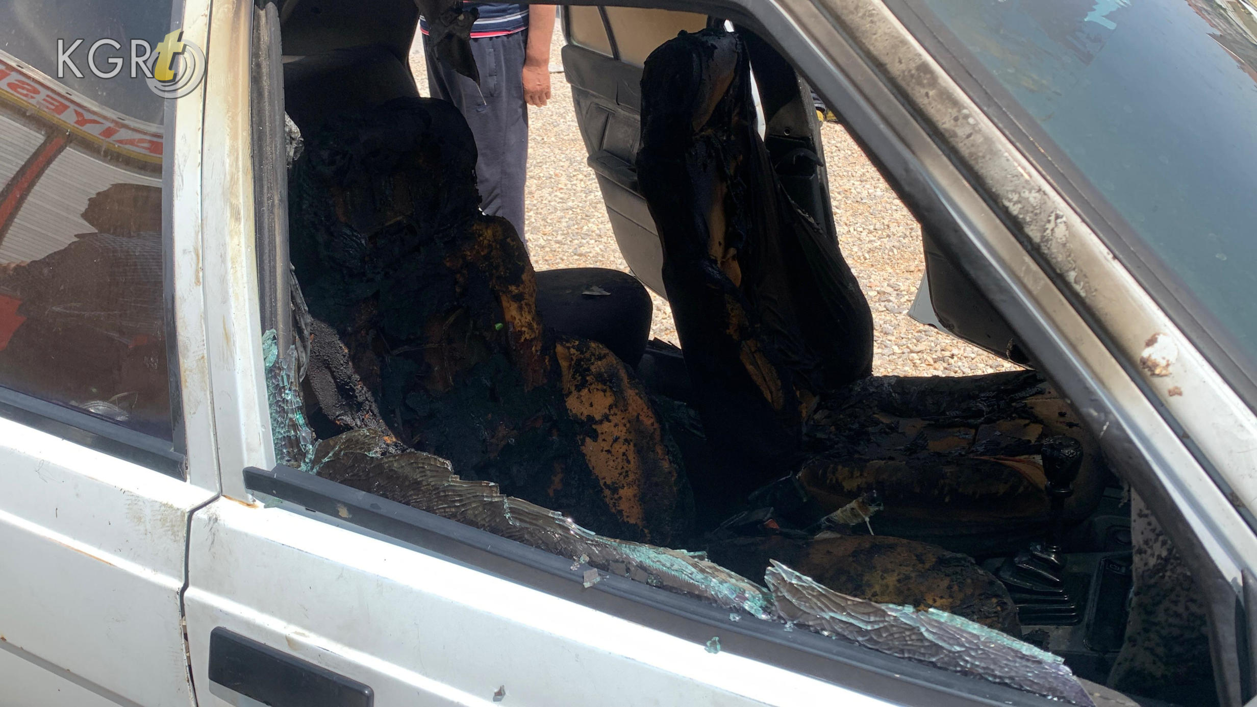 Karamanda Park Halindeki Otomobilde Yangin Cikti12