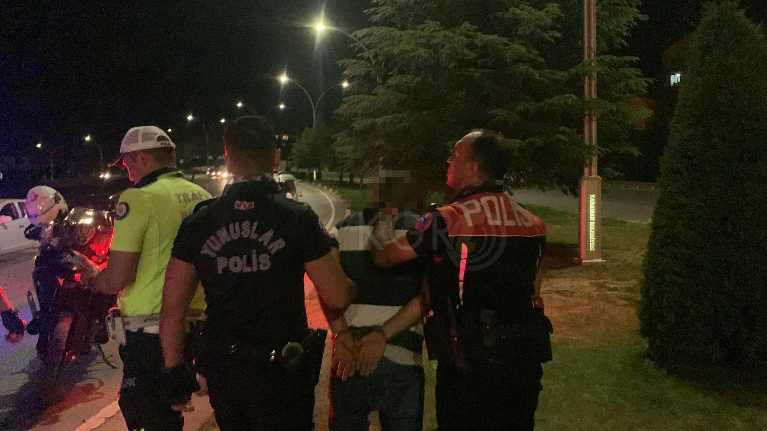 Karamanda Polisin Dur Ihtarina Uymadi Yunus Timleri Yakaladi2