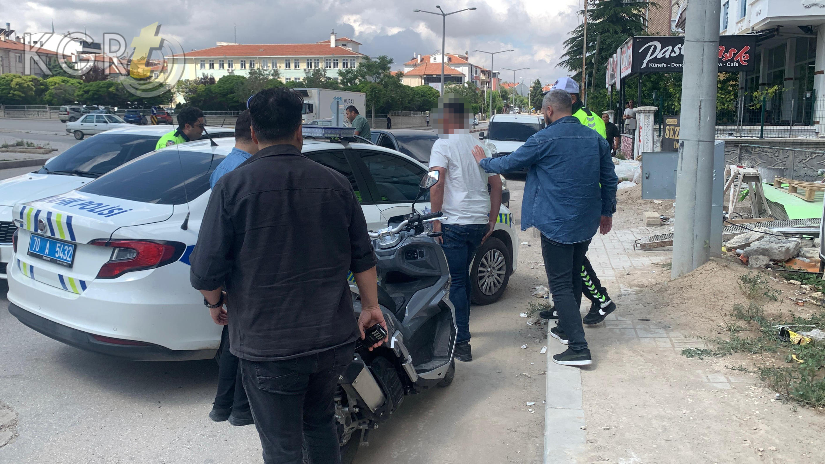 Karamanda Polisin Dur Ihtarina Uymayan Motosikletliye 25 Bin Lira Ceza2