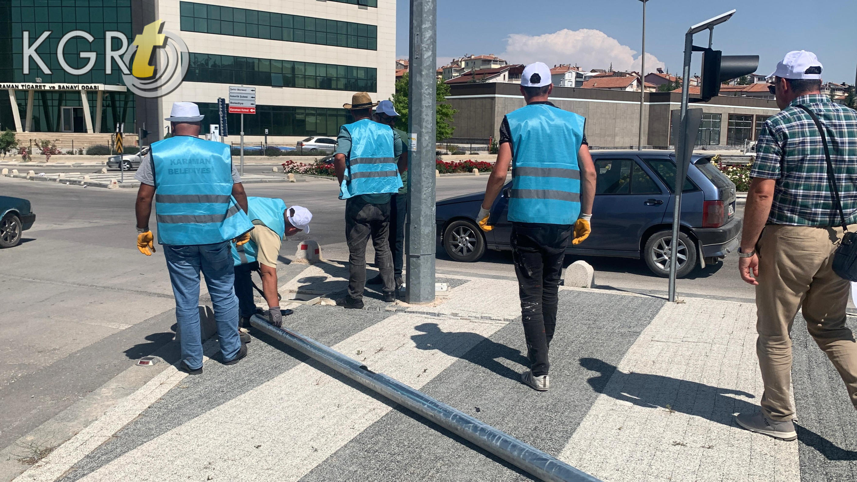 Karamanda Sik Sik Kaza Olan Valilik Kavsagi Isiklandiriliyor4