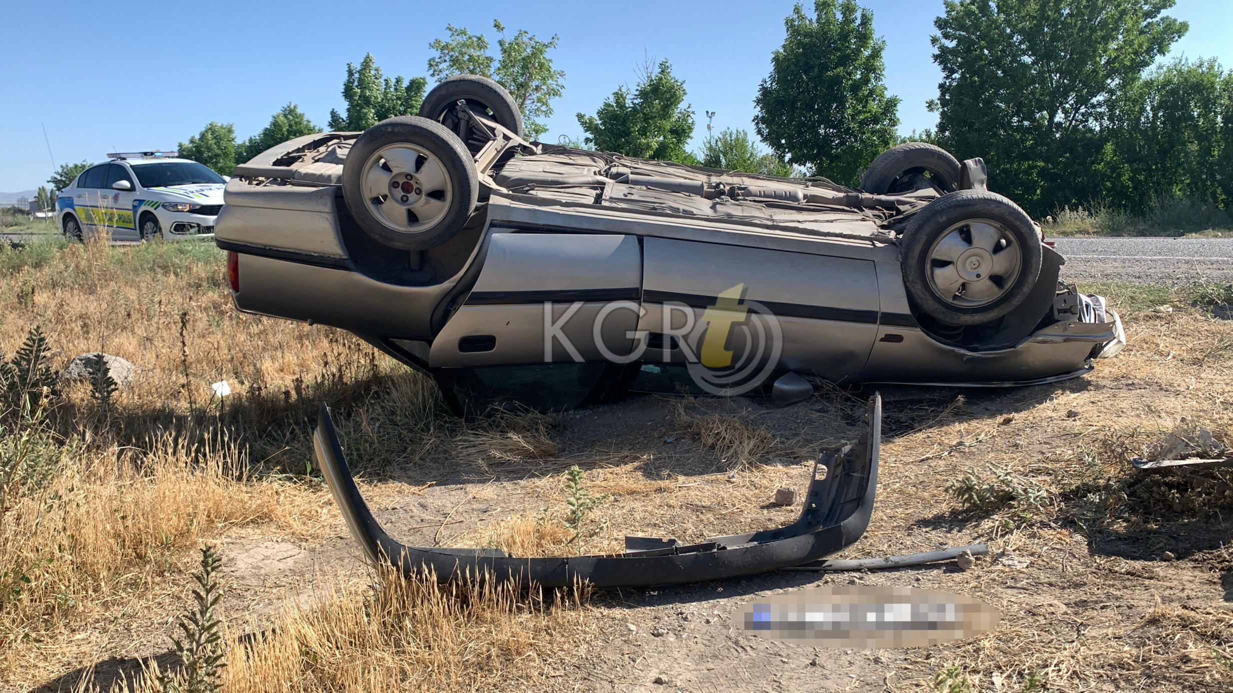 Karamanda Sollamaya Cikan Otomobil Takla Atti 1 Yarali17