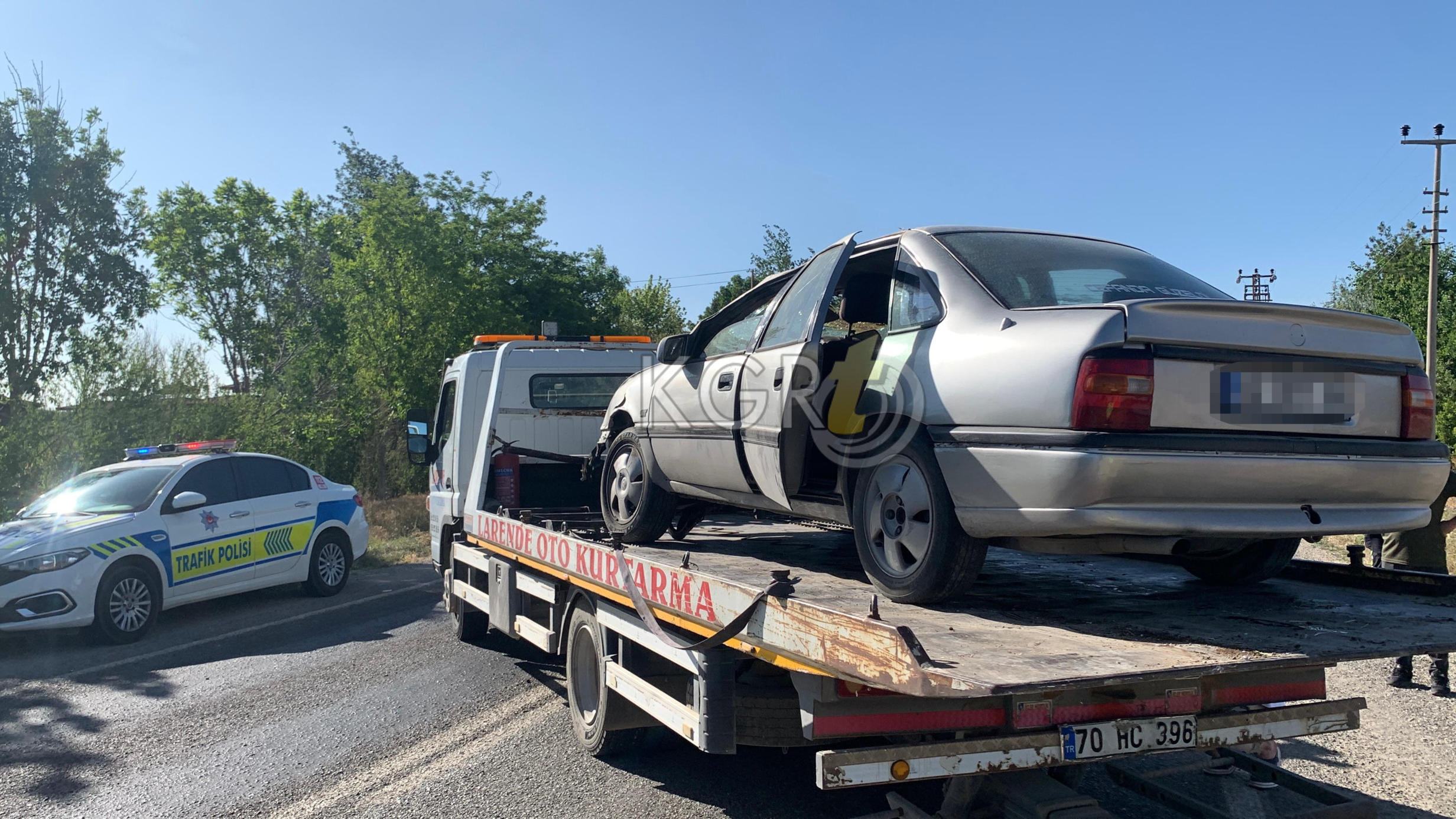 Karamanda Sollamaya Cikan Otomobil Takla Atti 1 Yarali2