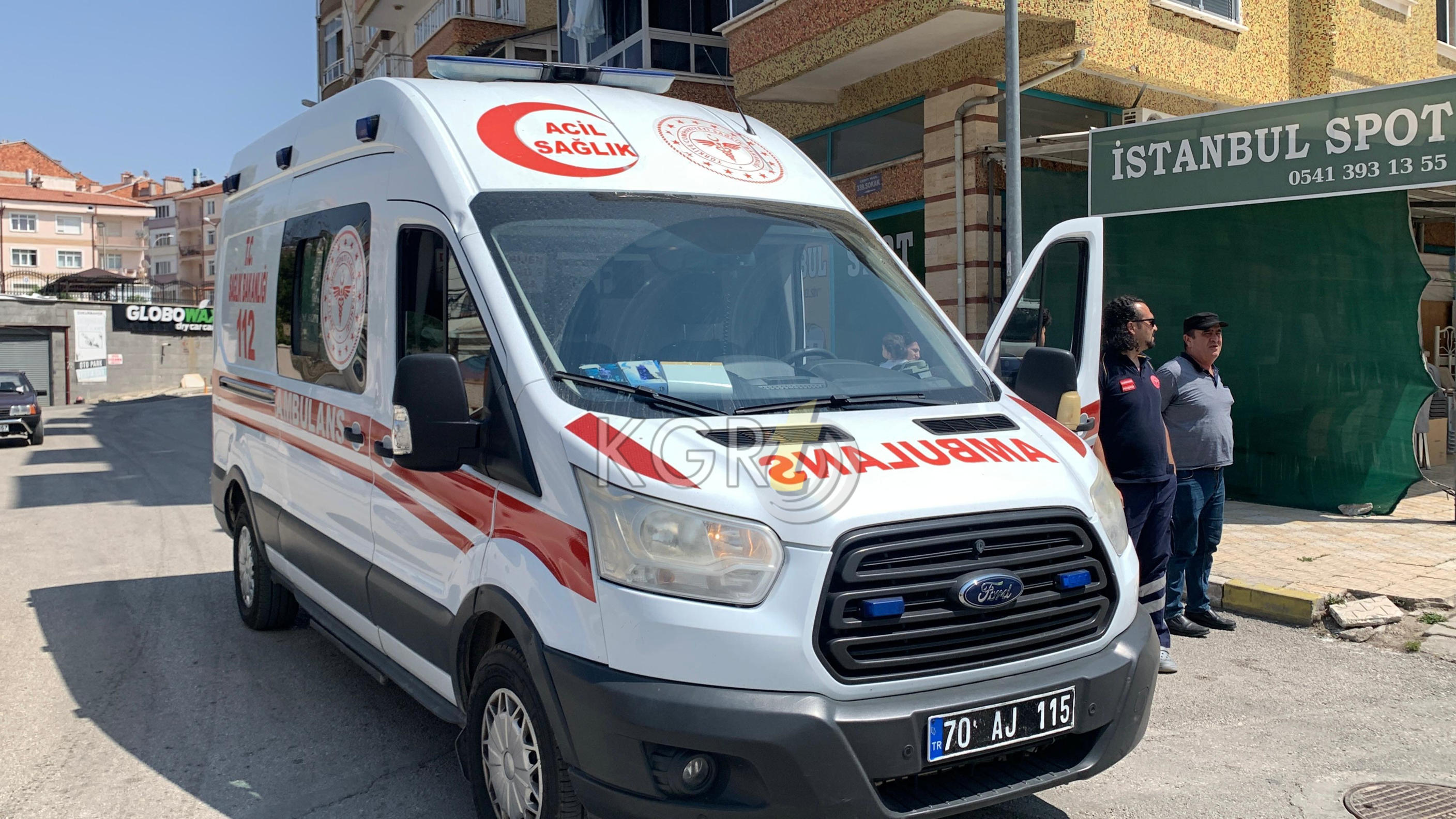 Karamanda Teras Kata Cikan Kiz Cocugu Ekipleri Harekete Gecirdi6