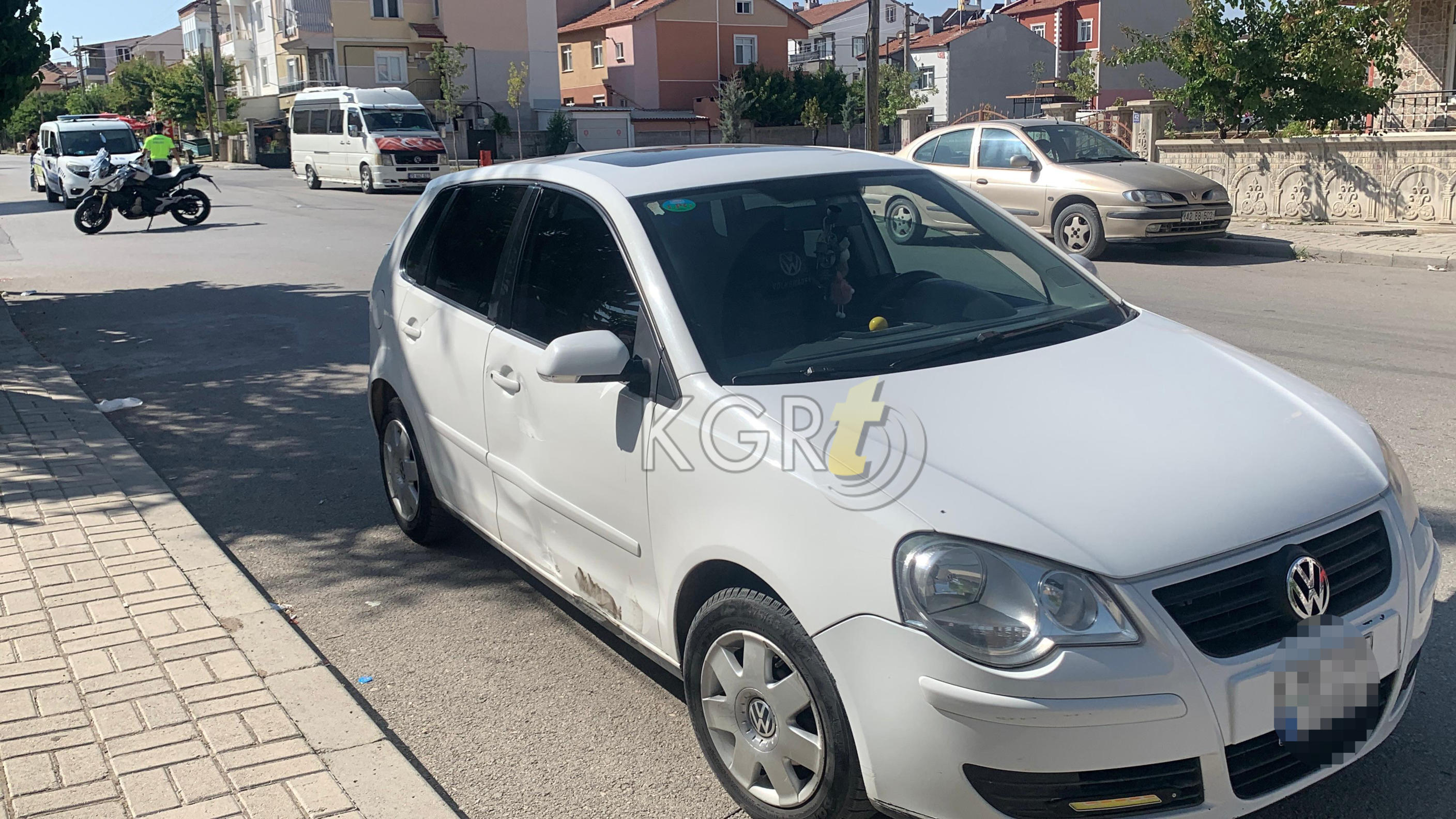 Karamanda Yks Sinavina Giden Polis Memuru Kazada Yaralandi1