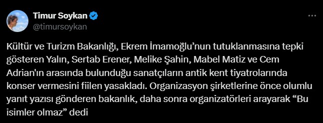 O Isimlere Konser Yasagi Iddiasi6