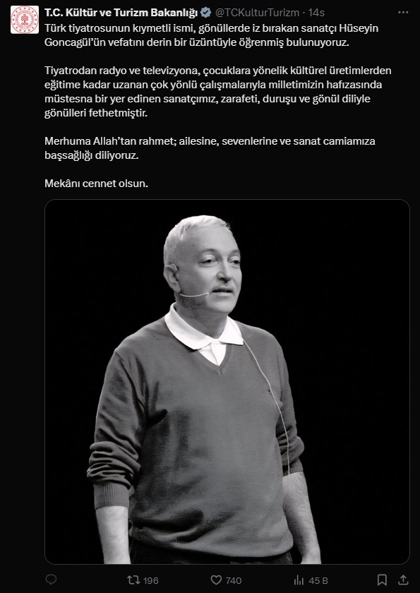 Tiyatro Dunyasi Yasta Huseyin Goncagul Hayatini Kaybetti1