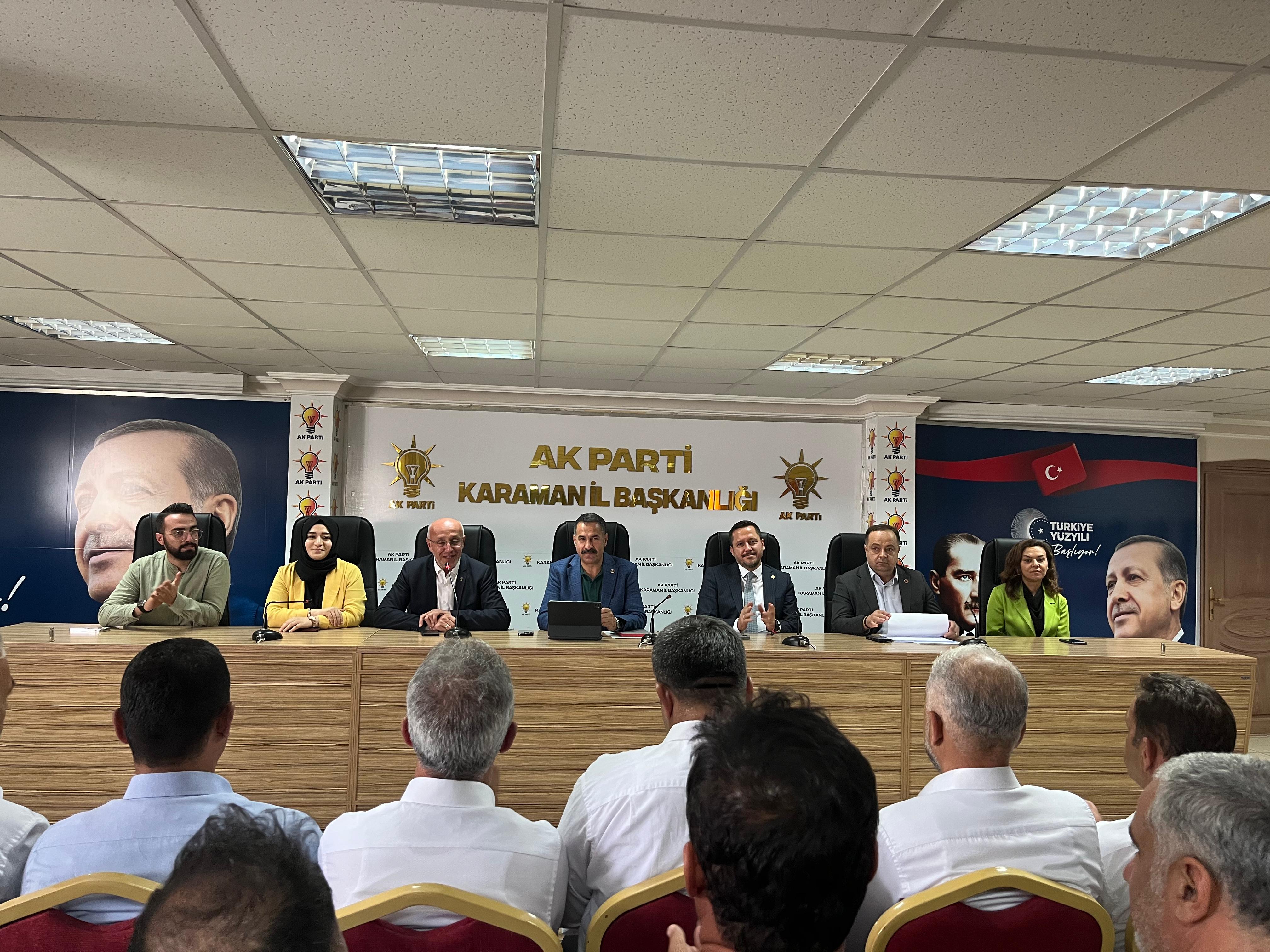 Cemil Yamandan Ak Parti Karaman Teskilatina Ziyaret (5)