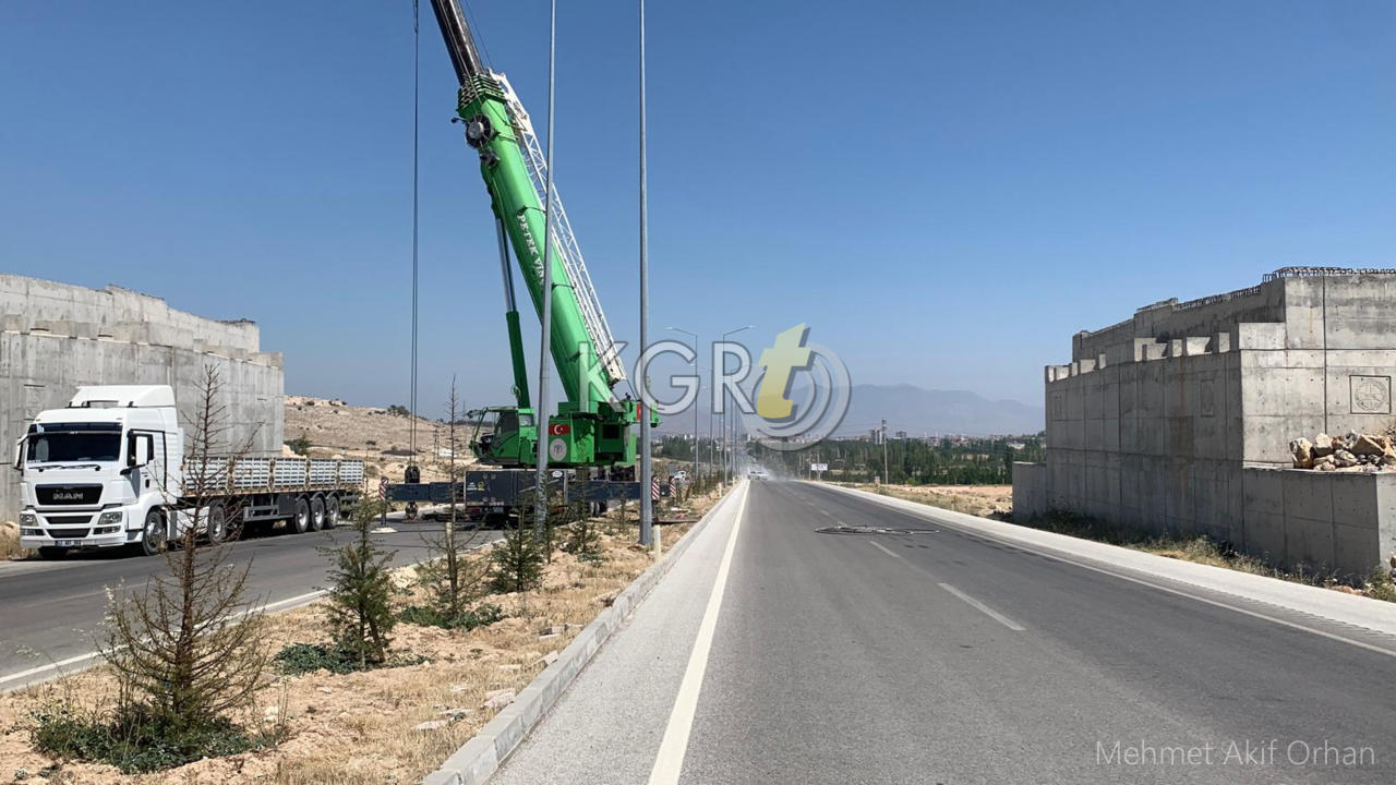 Karaman Cevre Yolunda Guney Koprusu Yapiliyor11