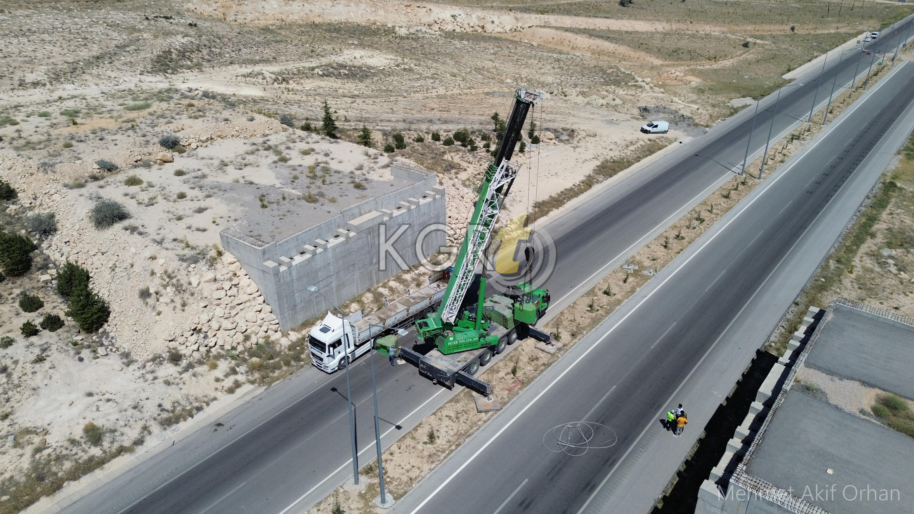 Karaman Cevre Yolunda Guney Koprusu Yapiliyor5