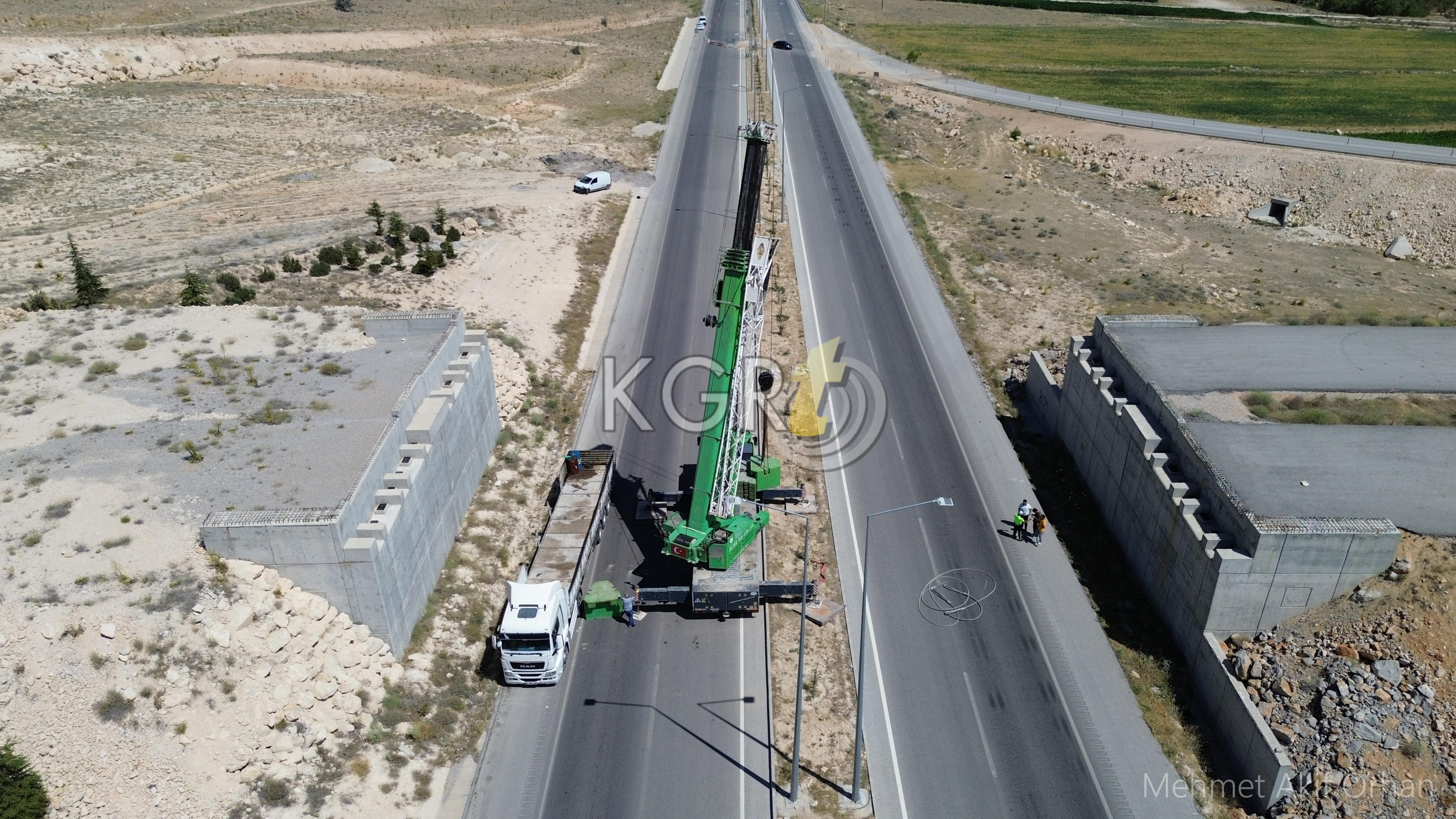 Karaman Cevre Yolunda Guney Koprusu Yapiliyor6