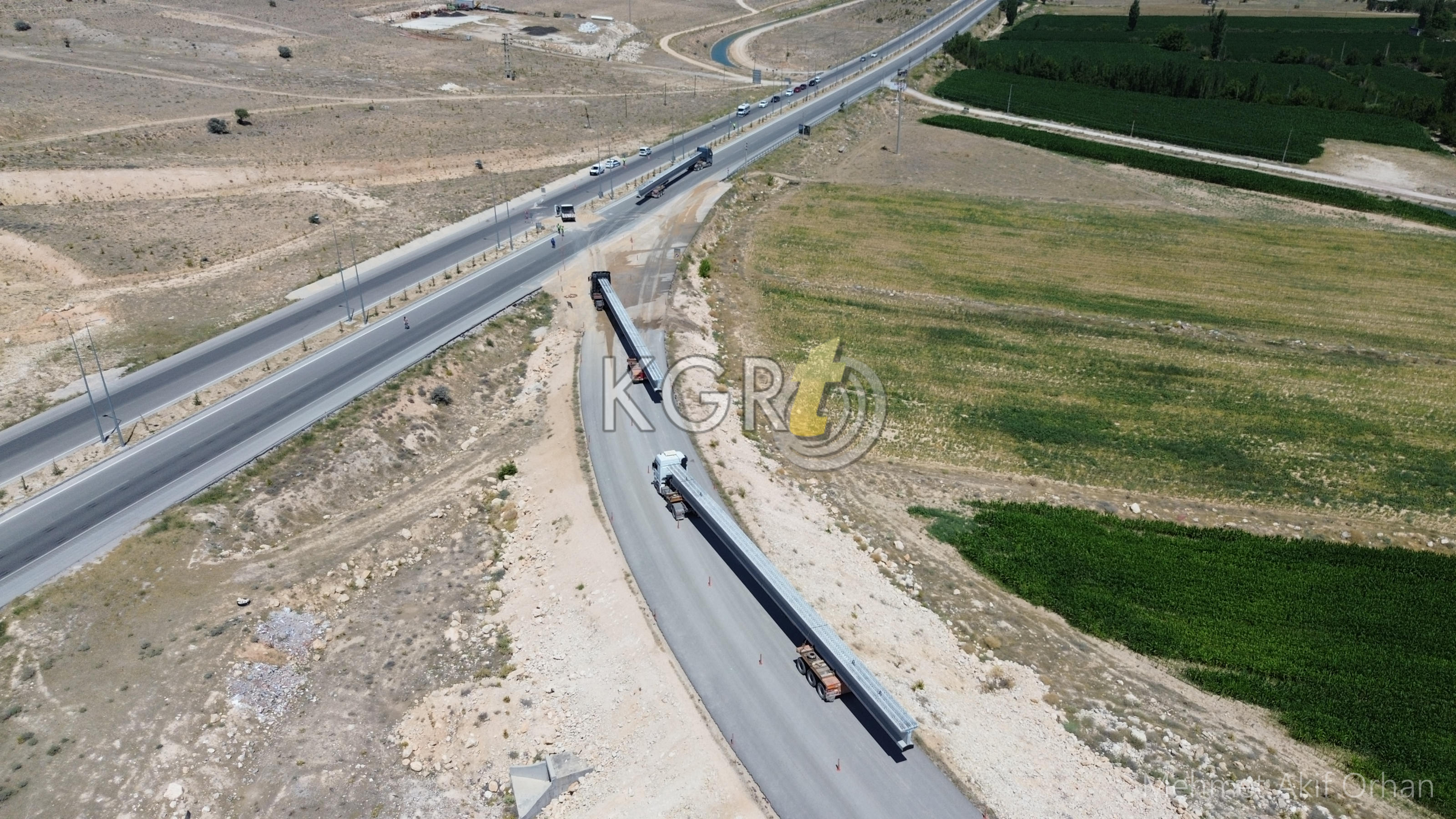 Karaman Cevre Yolunda Guney Koprusu Yapiliyor7