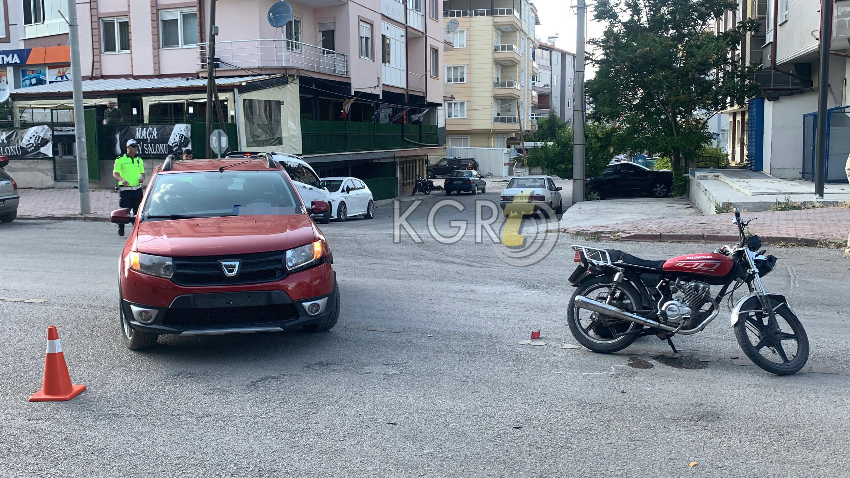 Karamanda Ciple Motokurye Carpisi 1 Yarali0