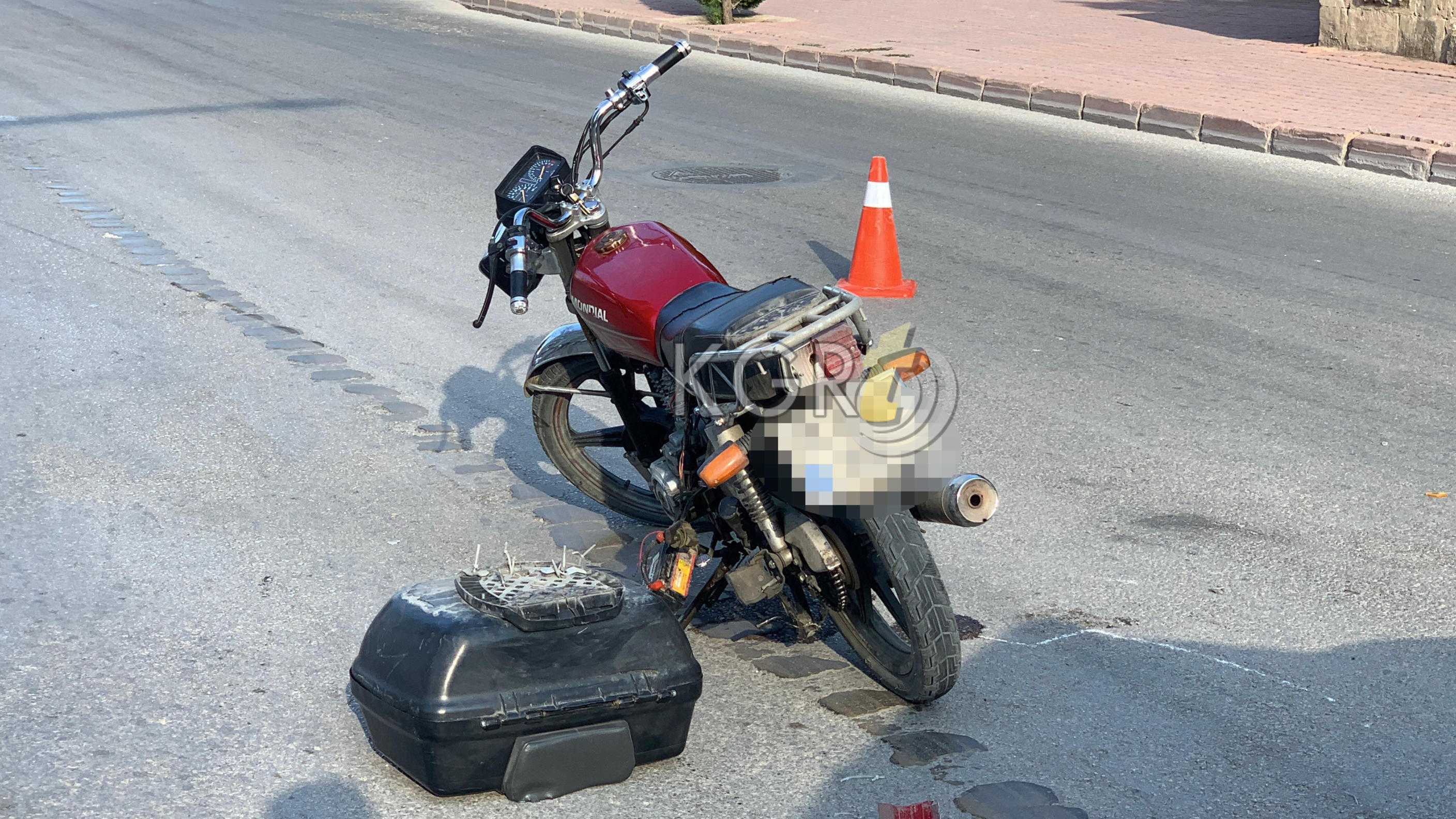 Karamanda Ciple Motokurye Carpisi 1 Yarali1