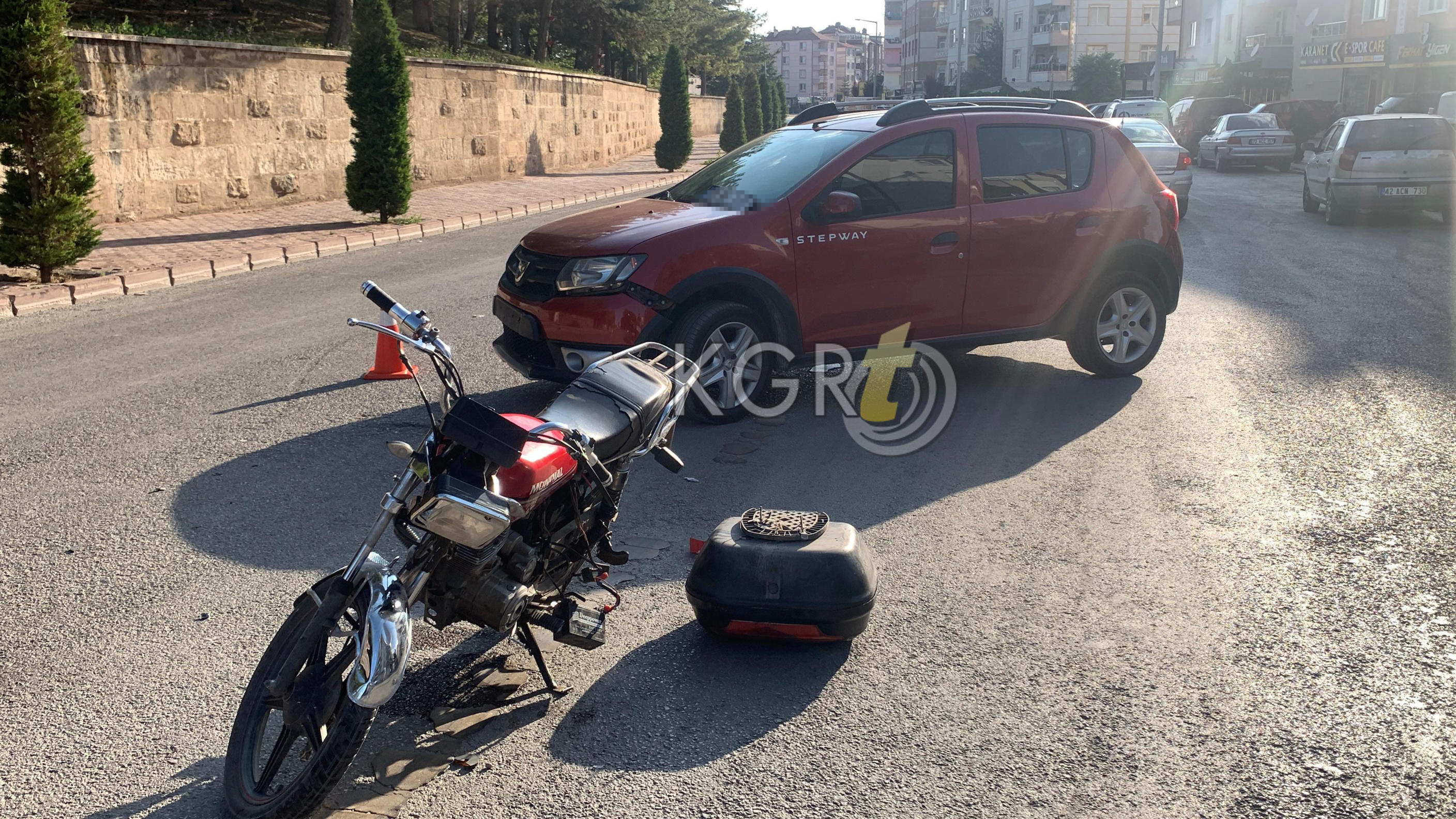 Karamanda Ciple Motokurye Carpisi 1 Yarali2