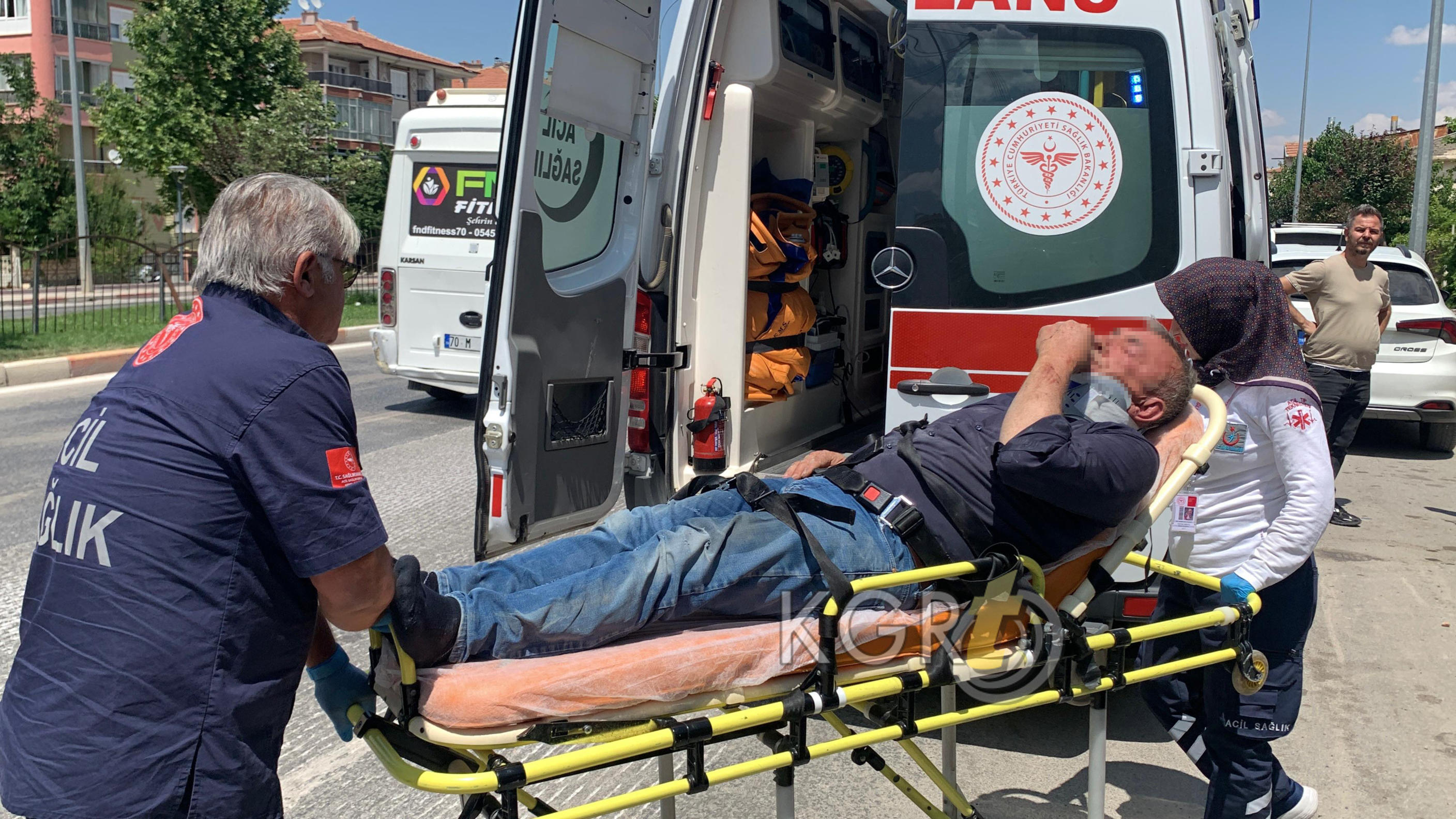 Karamanda Elektrik Akimina Kapilan Elektrikci Hastanelik Oldu0