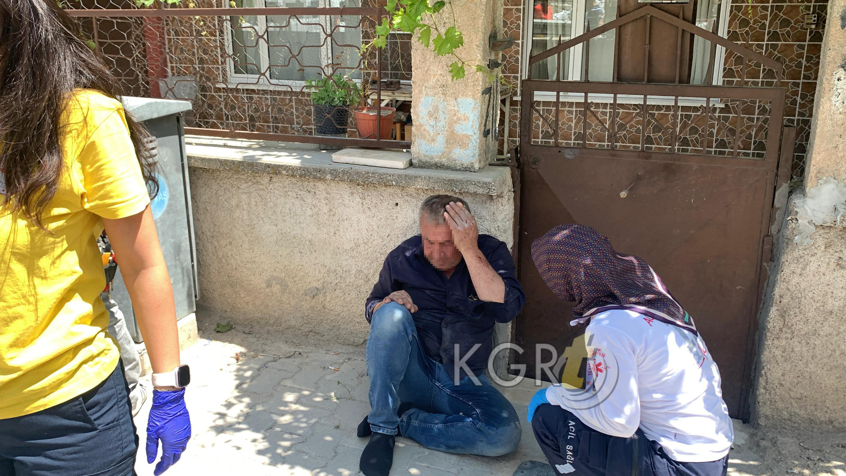 Karamanda Elektrik Akimina Kapilan Elektrikci Hastanelik Oldu10