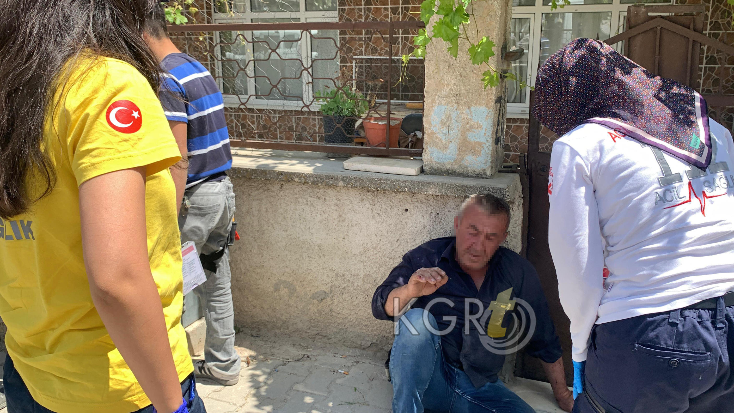 Karamanda Elektrik Akimina Kapilan Elektrikci Hastanelik Oldu11